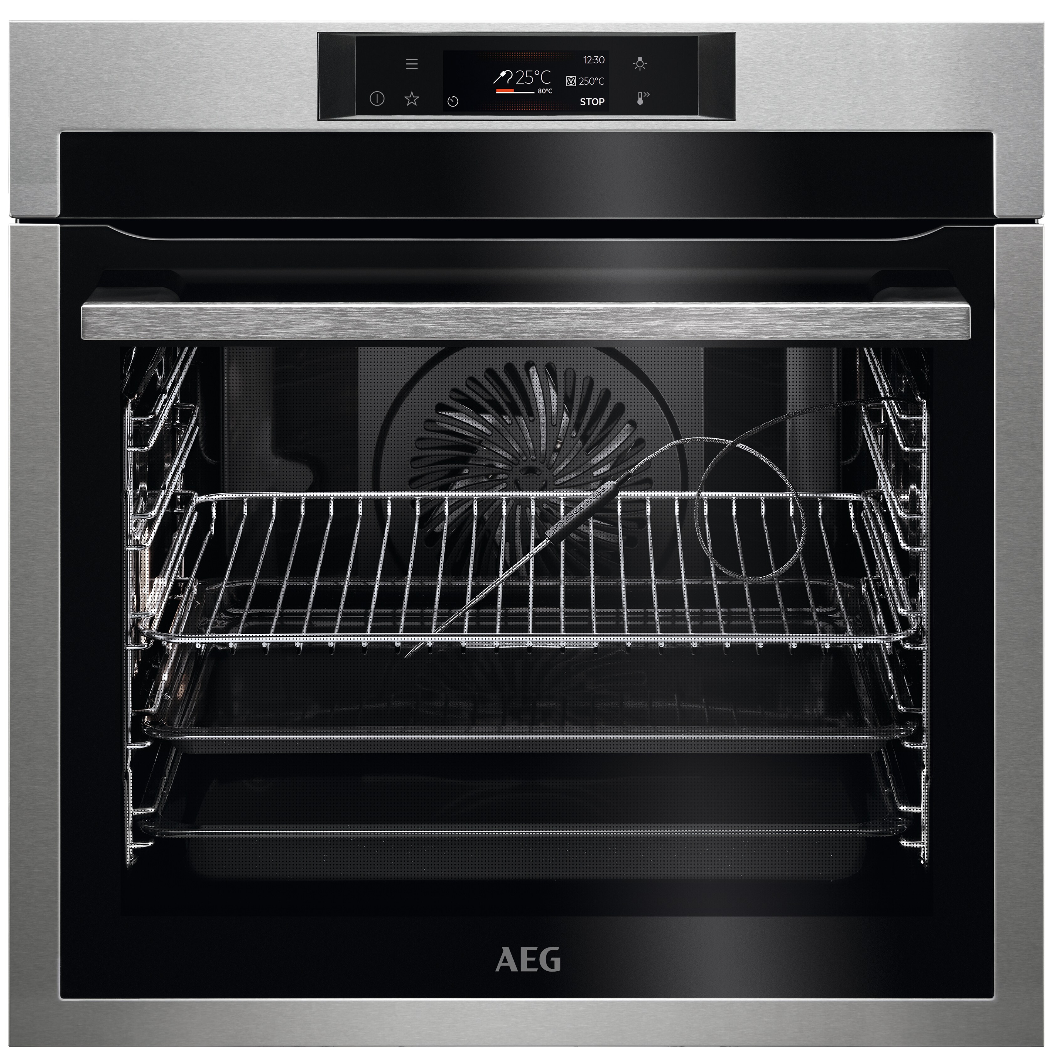 AEG BPE742380M 59.5cm Built In Electric Single Oven - Anti-Fingerprint stainless steel thumbnail image