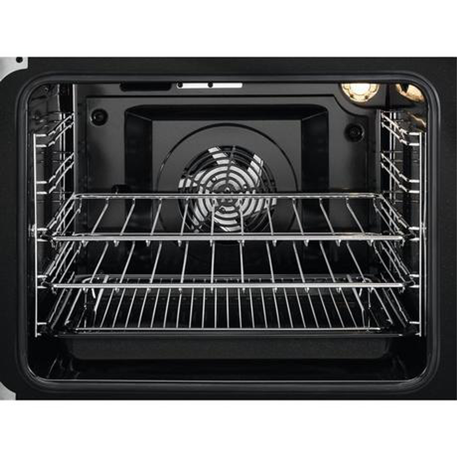 Zanussi ZCV46050WA 55cm Electric Double Oven with Ceramic Hob - White thumbnail image