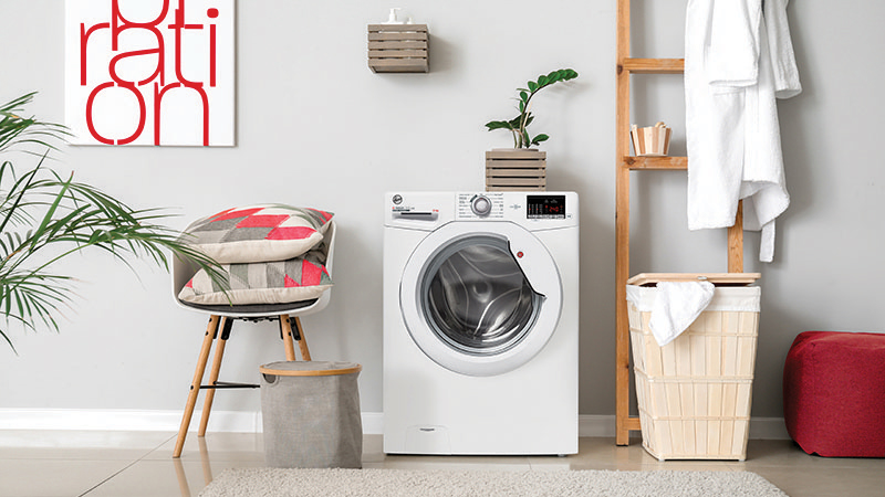Hoover H3W582DE 8kg 1500 Spin Washing Machine - White thumbnail image