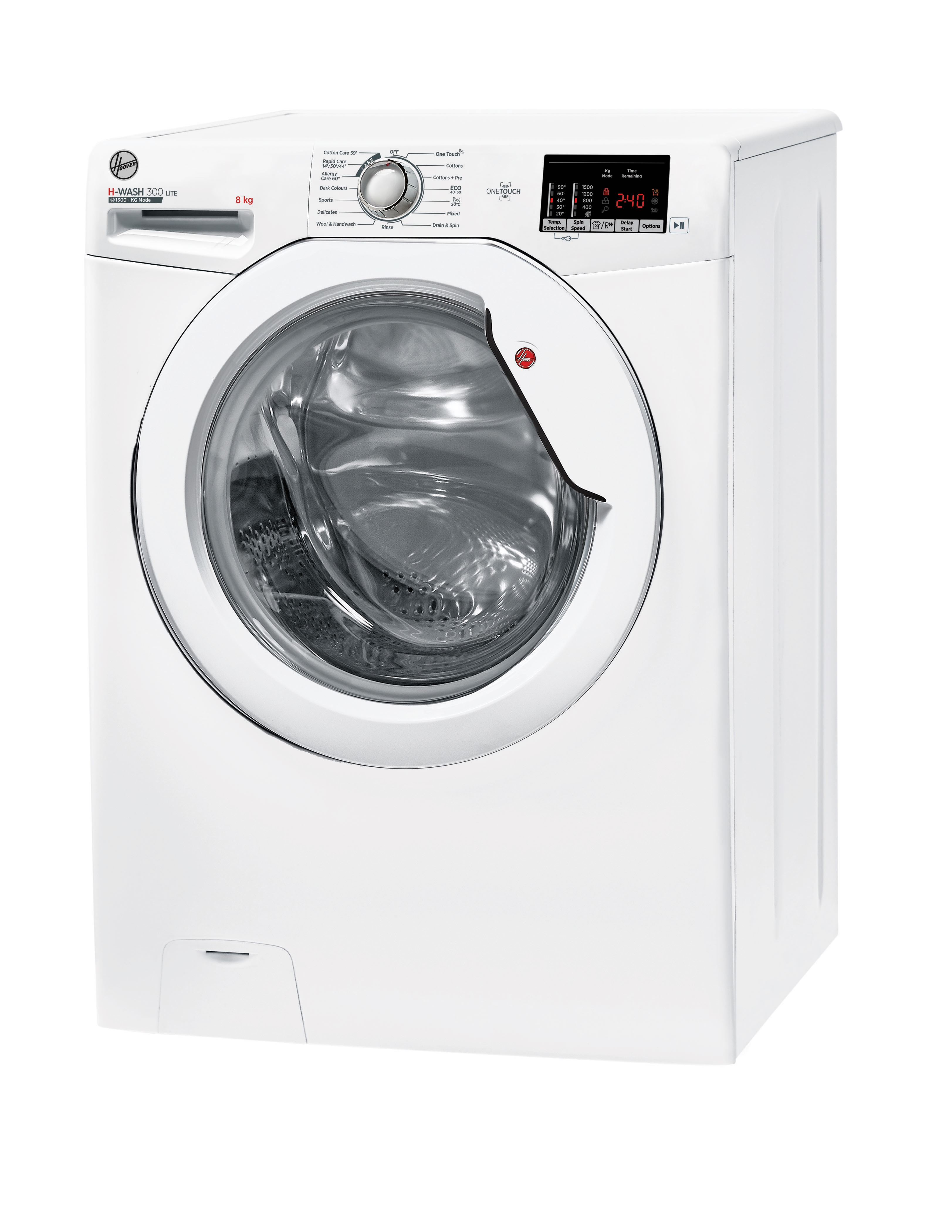Hoover H3W582DE 8kg 1500 Spin Washing Machine - White thumbnail image
