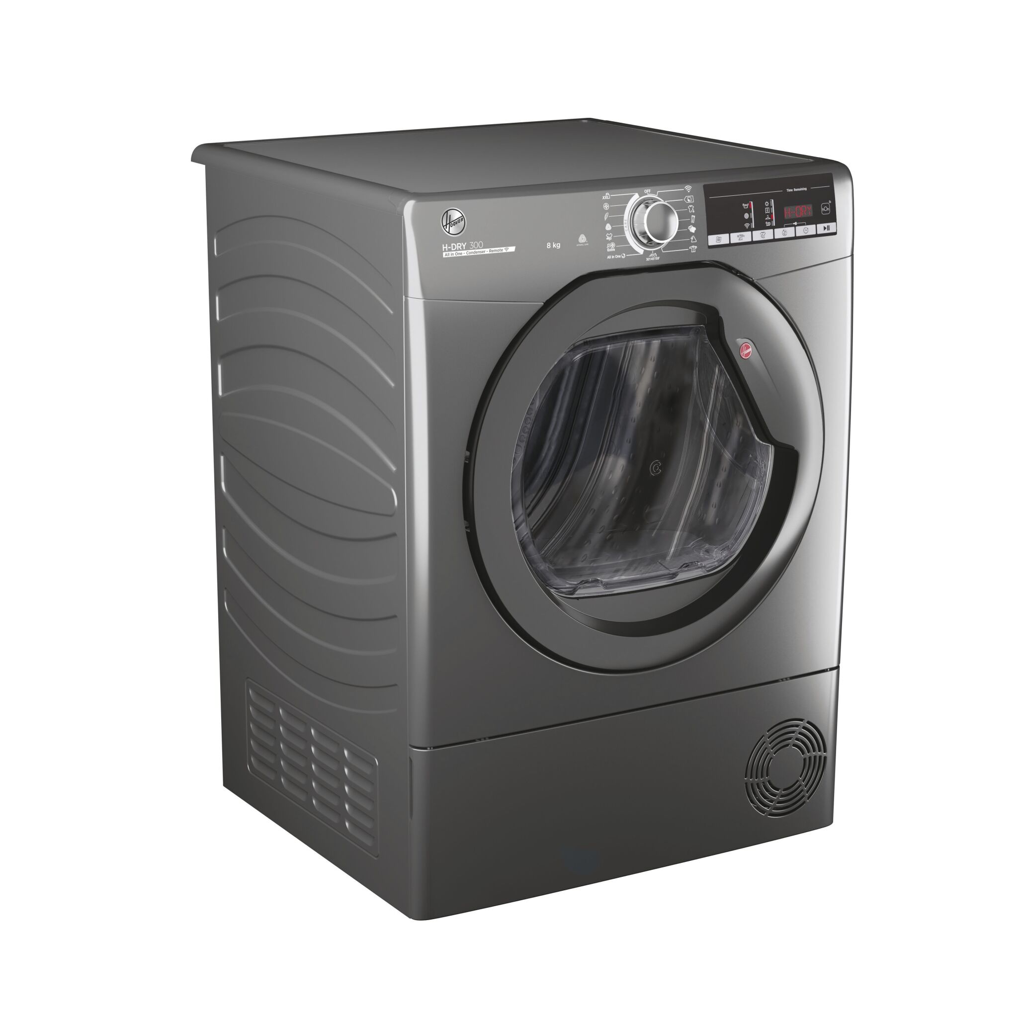 Hoover HLEC8TRGR 8KG Condenser Tumble Dryer - Graphite thumbnail image