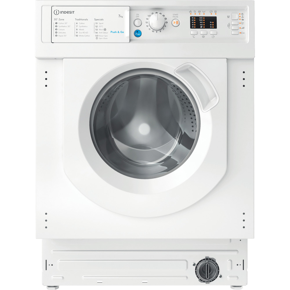 Indesit BIWMIL71252UKN 7kg 1200 Spin Integrated Washing Machine thumbnail image