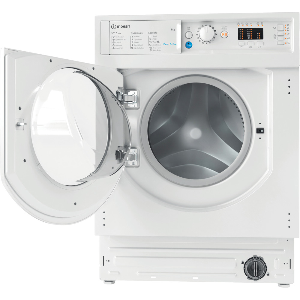 Indesit BIWMIL71252UKN 7kg 1200 Spin Integrated Washing Machine thumbnail image