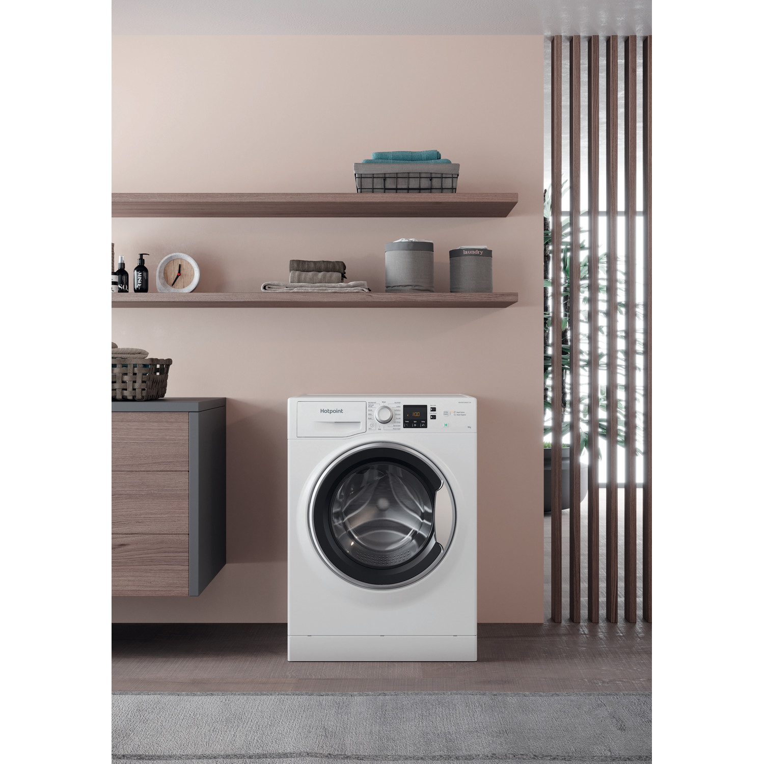 Hotpoint NSWE965CWSUKN 9kg 1600 Spin Washing Machine - White thumbnail image