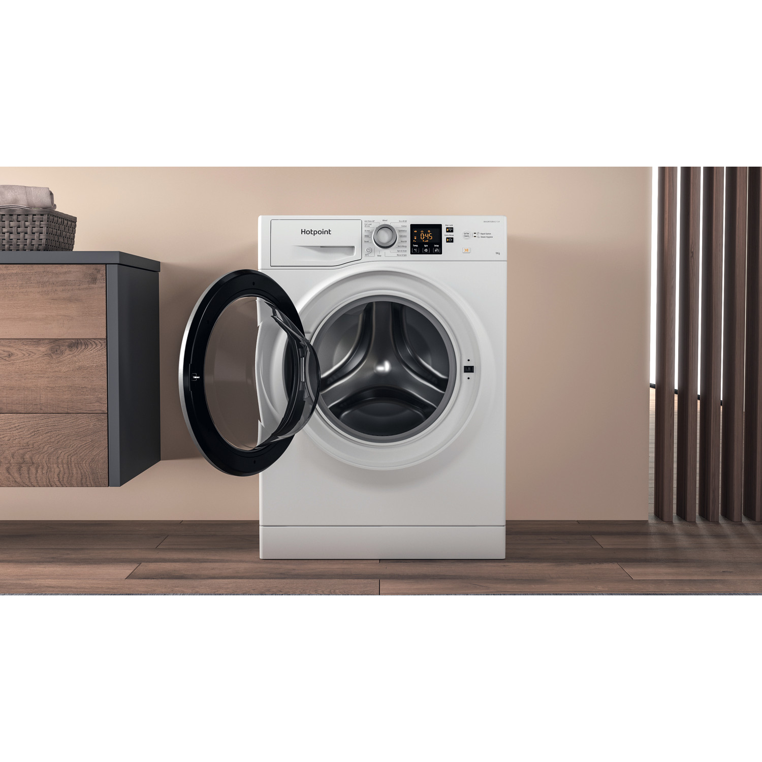 Hotpoint NSWE965CWSUKN 9kg 1600 Spin Washing Machine - White thumbnail image