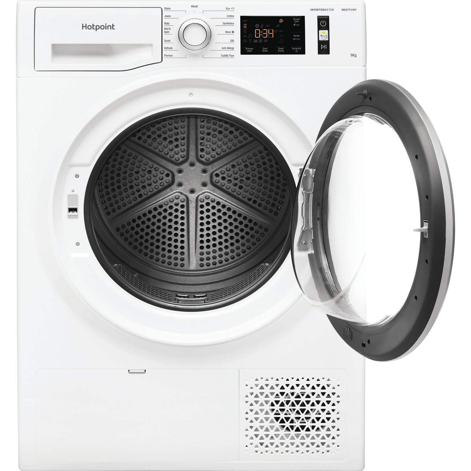 Hotpoint NTSM1192SKUK 9kg Heat Pump Tumble Dryer - White thumbnail image