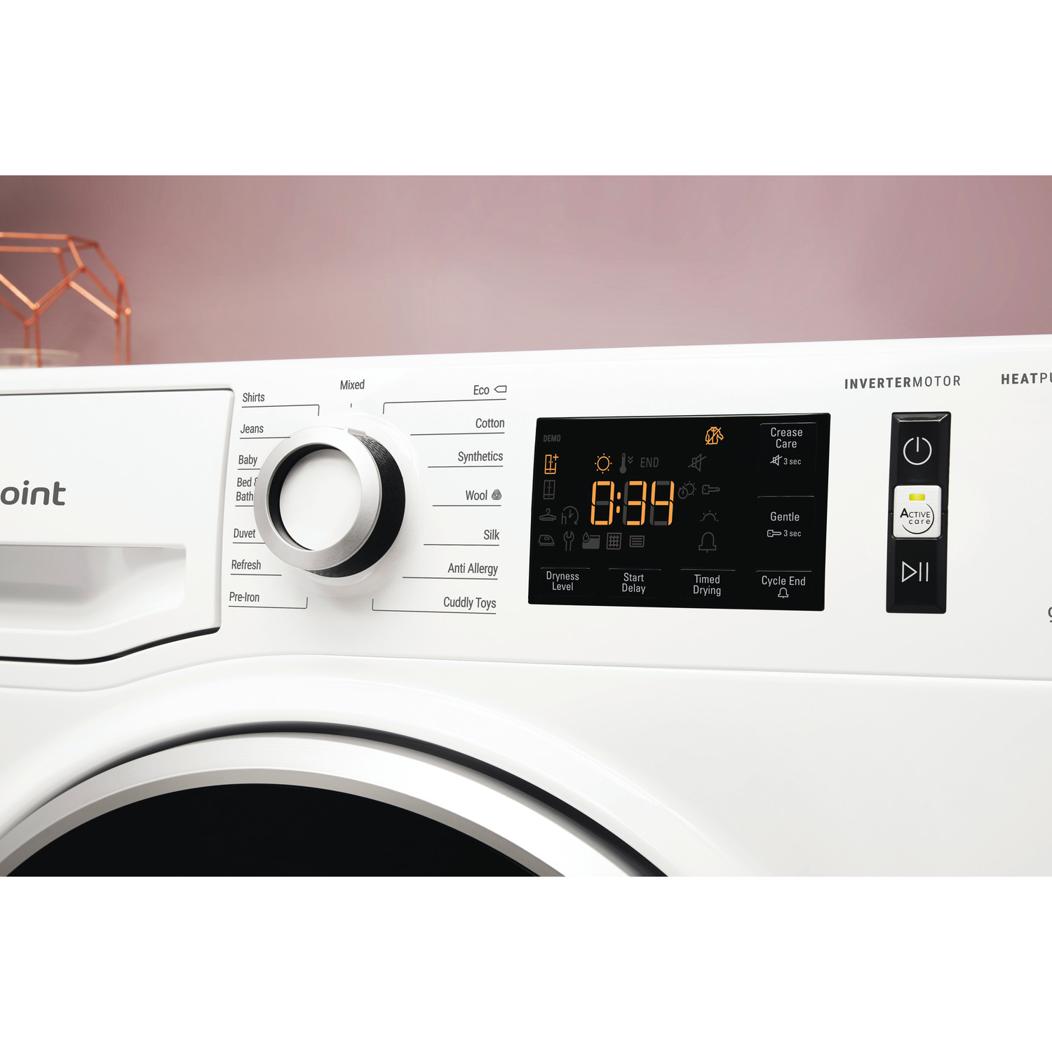 Hotpoint NTSM1192SKUK 9kg Heat Pump Tumble Dryer - White thumbnail image
