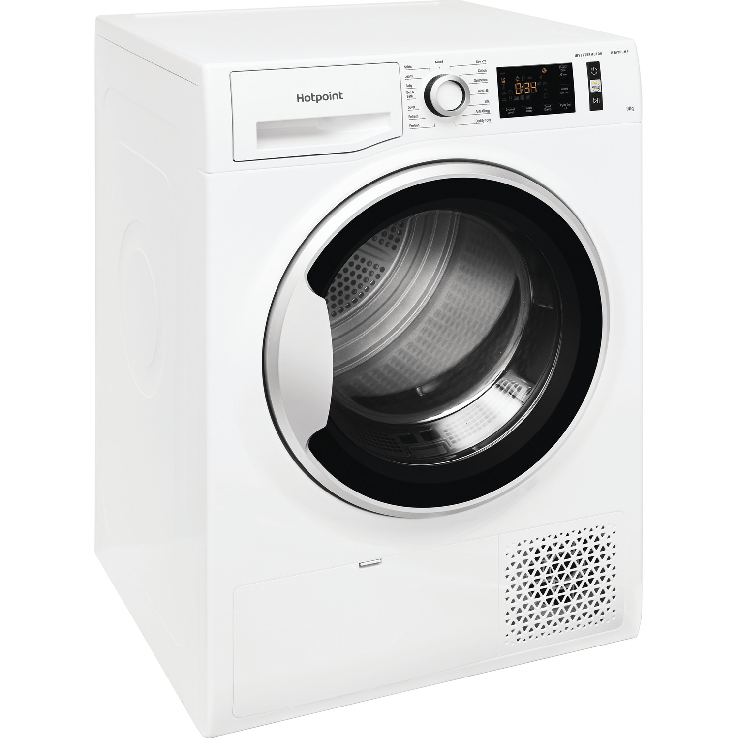 Hotpoint NTSM1192SKUK 9kg Heat Pump Tumble Dryer - White thumbnail image