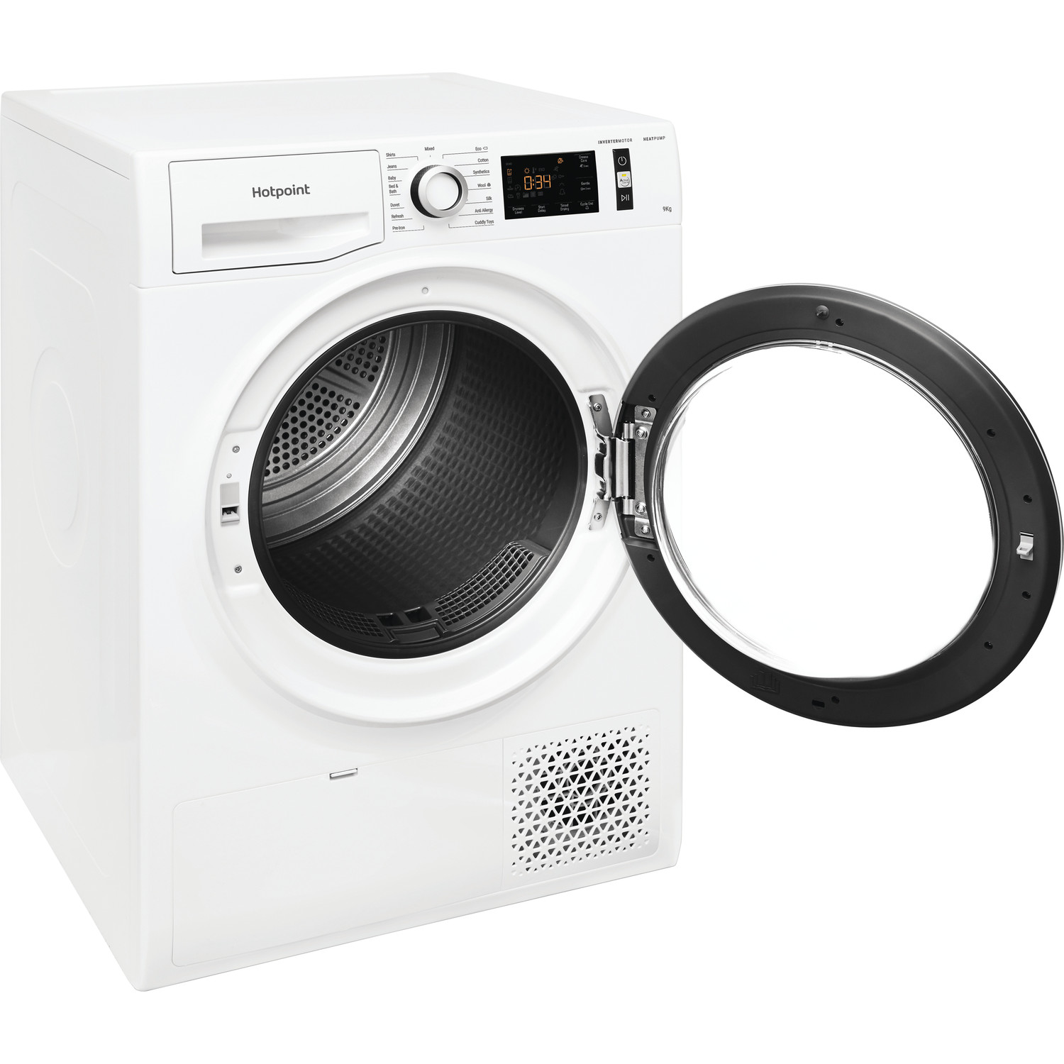 Hotpoint NTSM1192SKUK 9kg Heat Pump Tumble Dryer - White thumbnail image