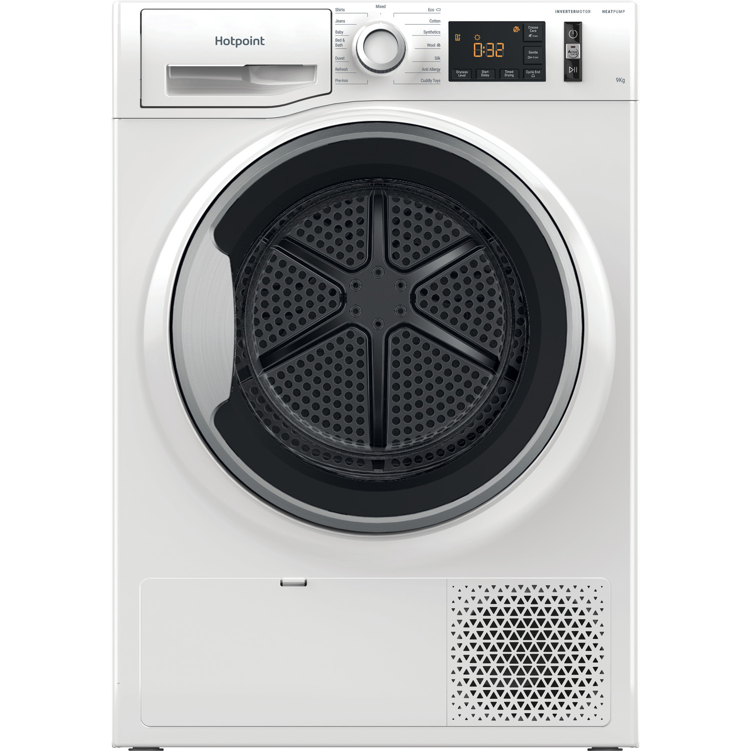 Hotpoint NTSM1192SKUK 9kg Heat Pump Tumble Dryer - White thumbnail image