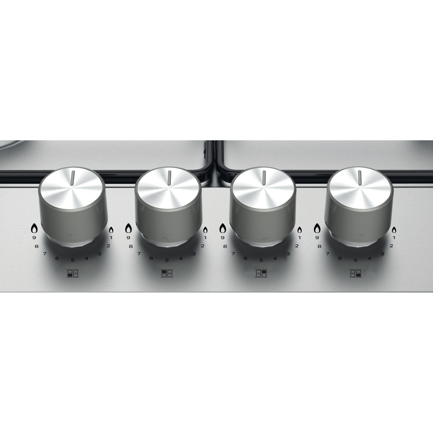 Hotpoint PPH60PFIXUK 59cm Gas Hob - Stainless Steel thumbnail image
