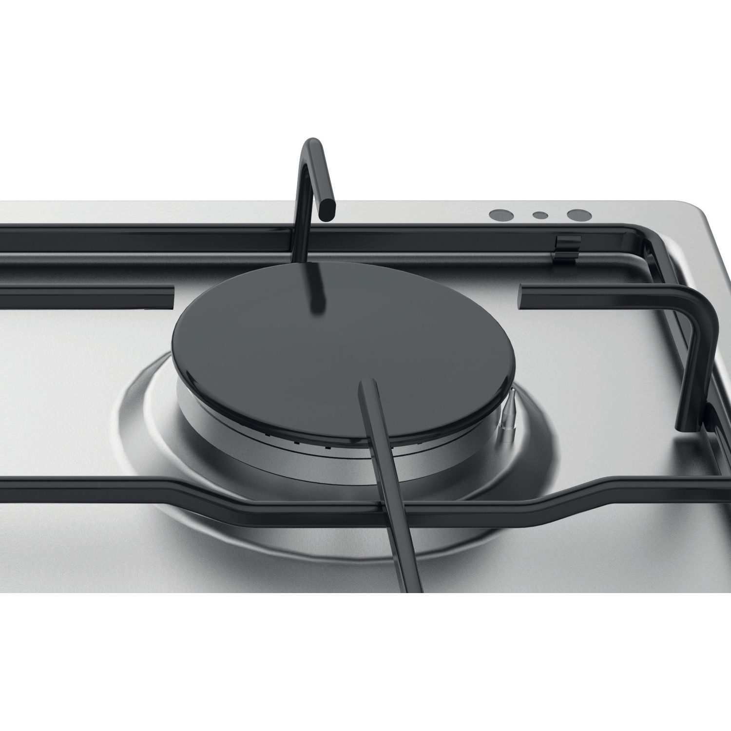 Hotpoint PPH60PFIXUK 59cm Gas Hob - Stainless Steel thumbnail image