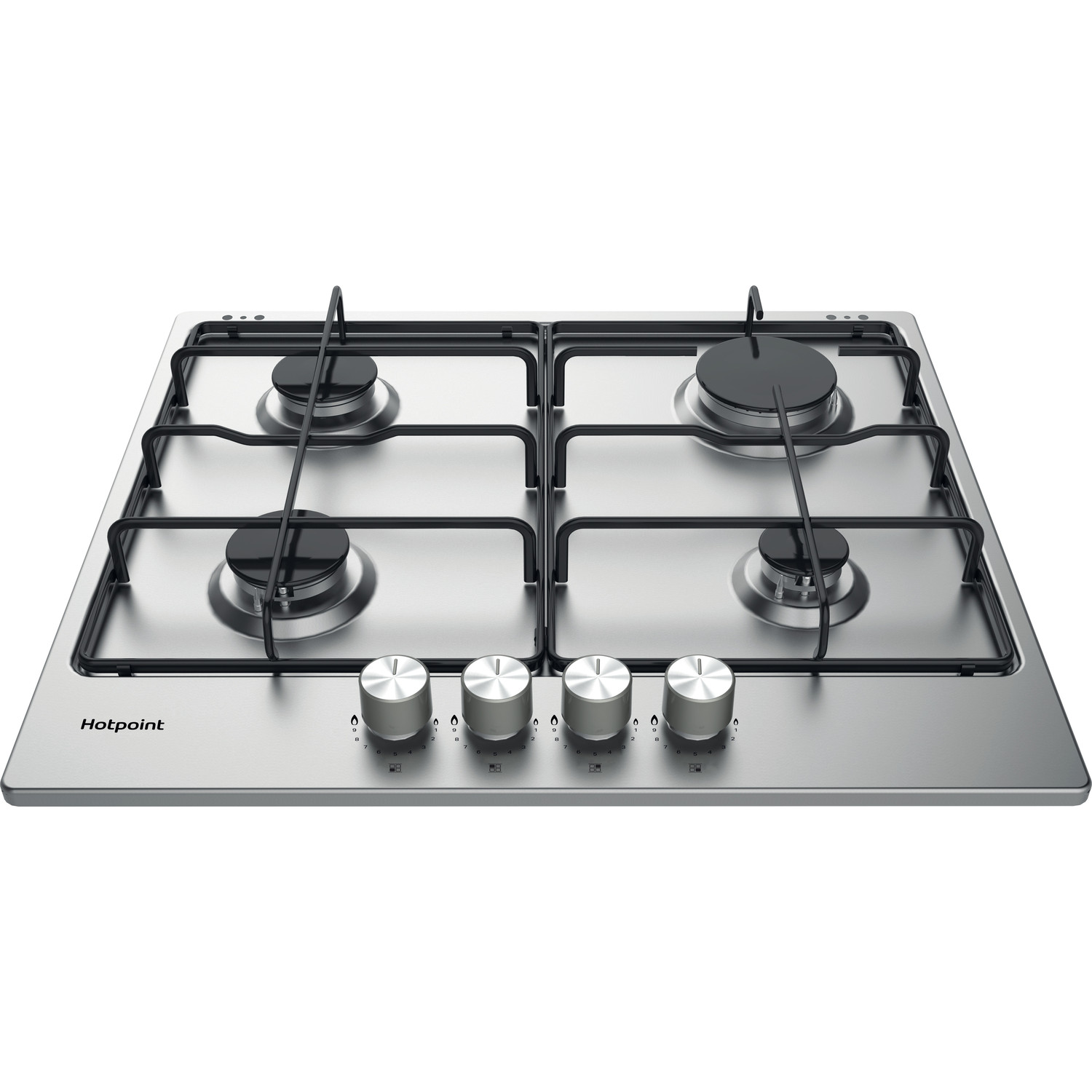 Hotpoint PPH60PFIXUK 59cm Gas Hob - Stainless Steel thumbnail image