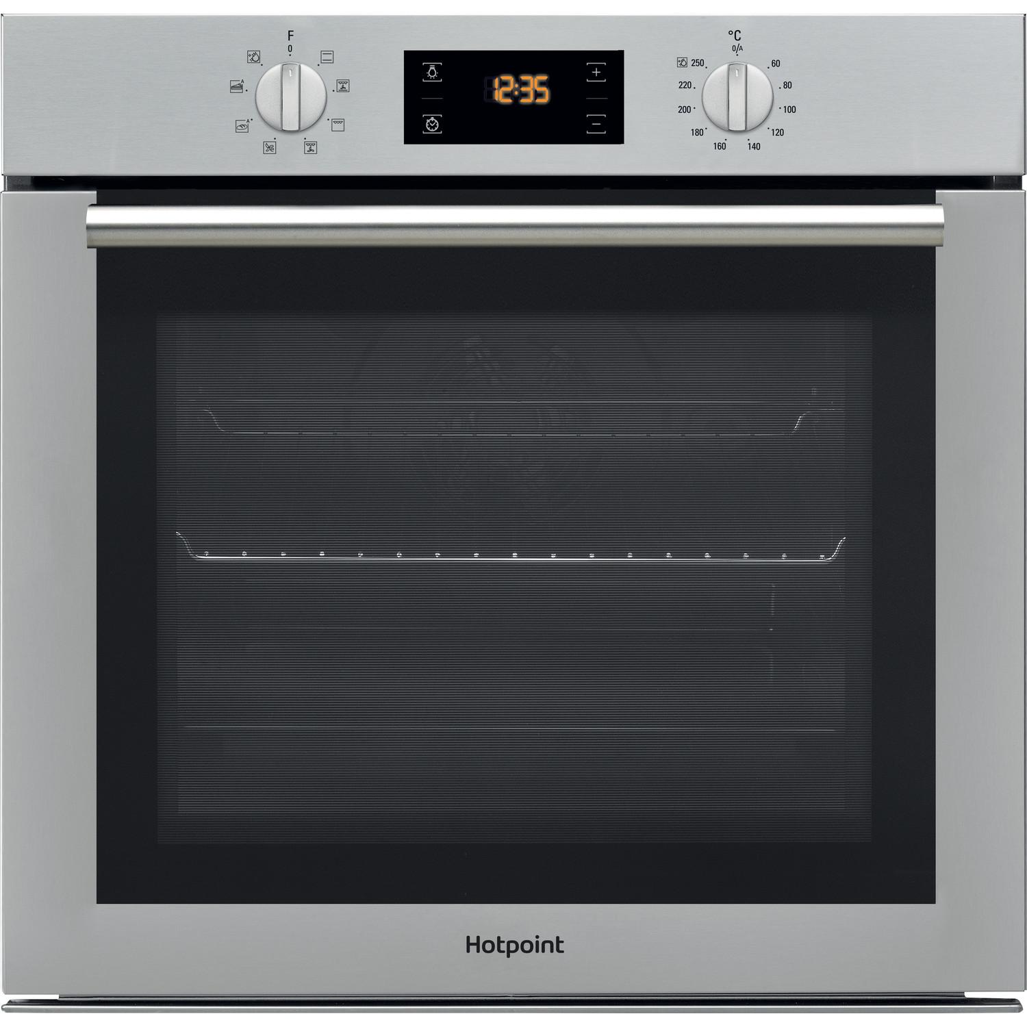 Hotpoint SA4544CIX 59.5cm Built In Electric Single Oven - Silver thumbnail image