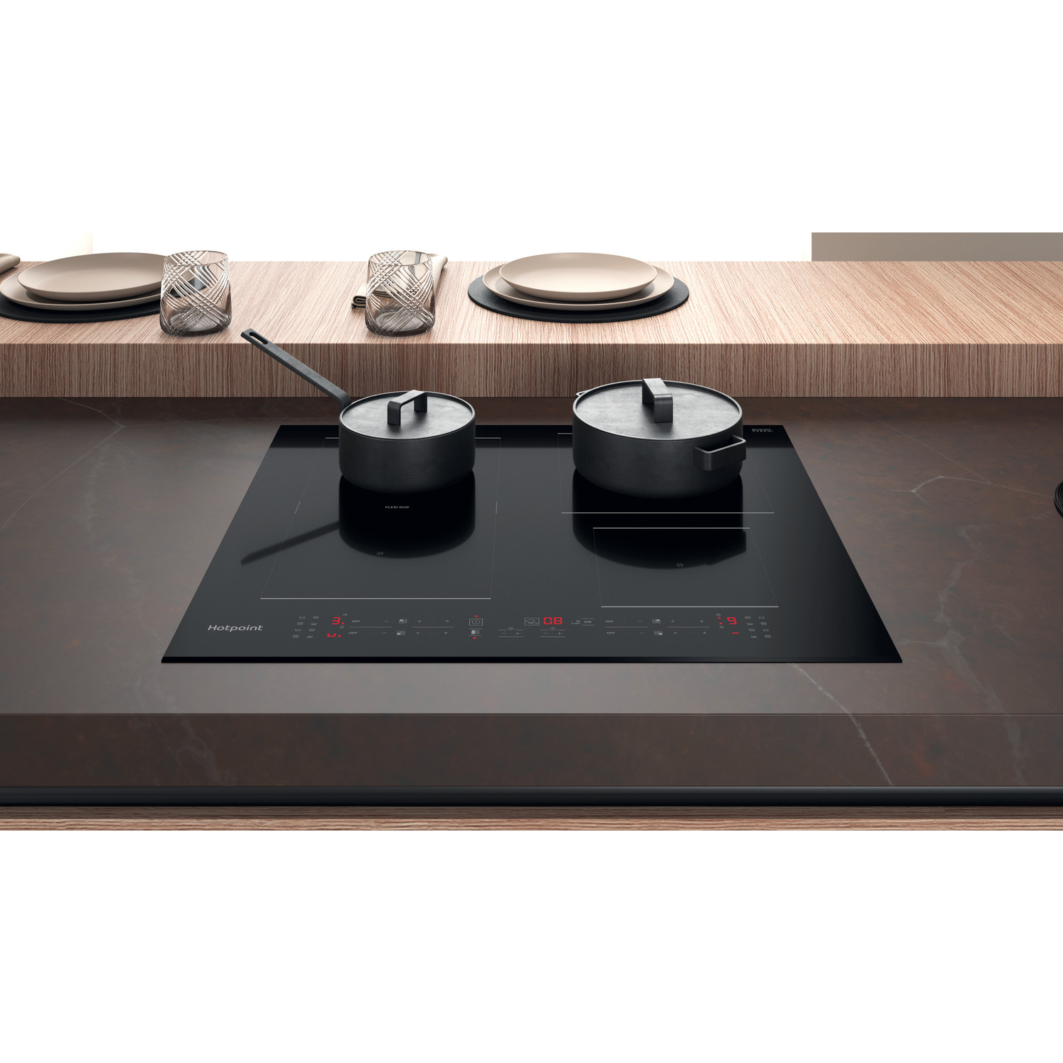 Hotpoint TB7960CBF 59cm Induction Hob - Black thumbnail image