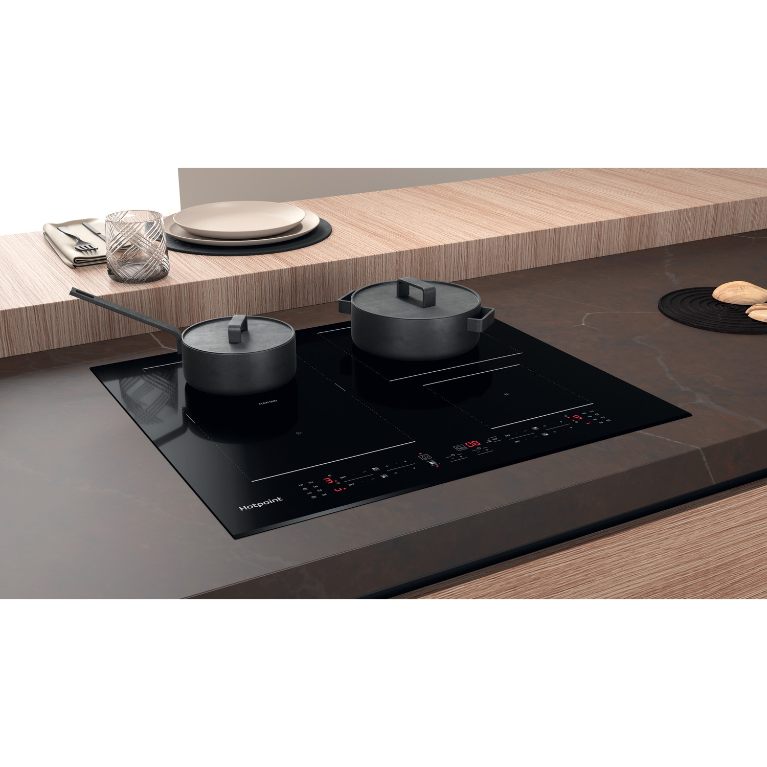 Hotpoint TB7960CBF 59cm Induction Hob - Black thumbnail image