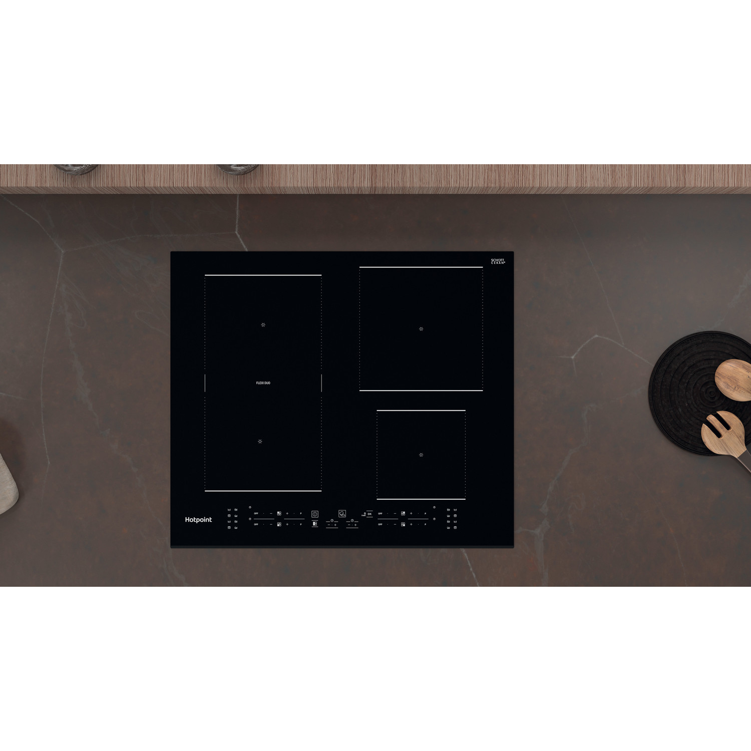 Hotpoint TB7960CBF 59cm Induction Hob - Black thumbnail image