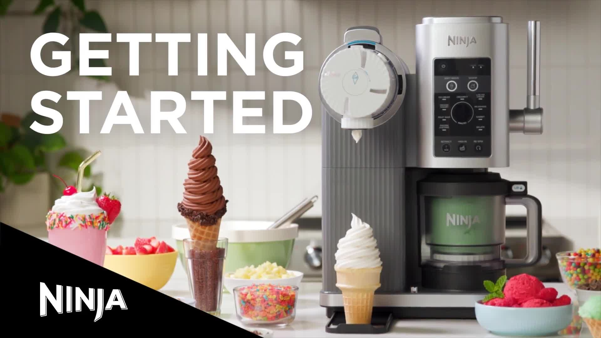 Ninja NC701UK Swirl by CREAMi 13-in-1 Soft Serve & Ice Cream Maker - Platinum Silver thumbnail image