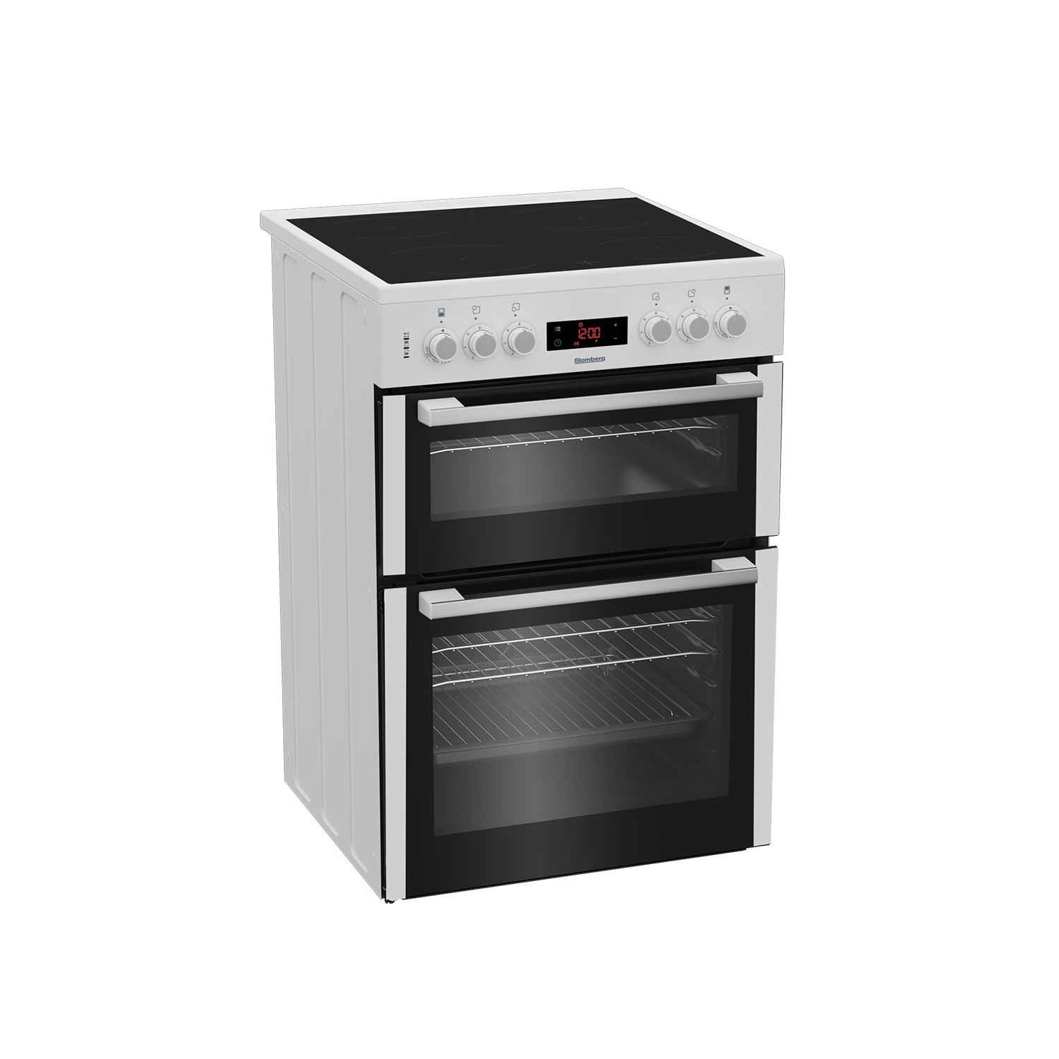 Blomberg HKN65W 60cm Electric Double Oven with Ceramic Hob - White thumbnail image