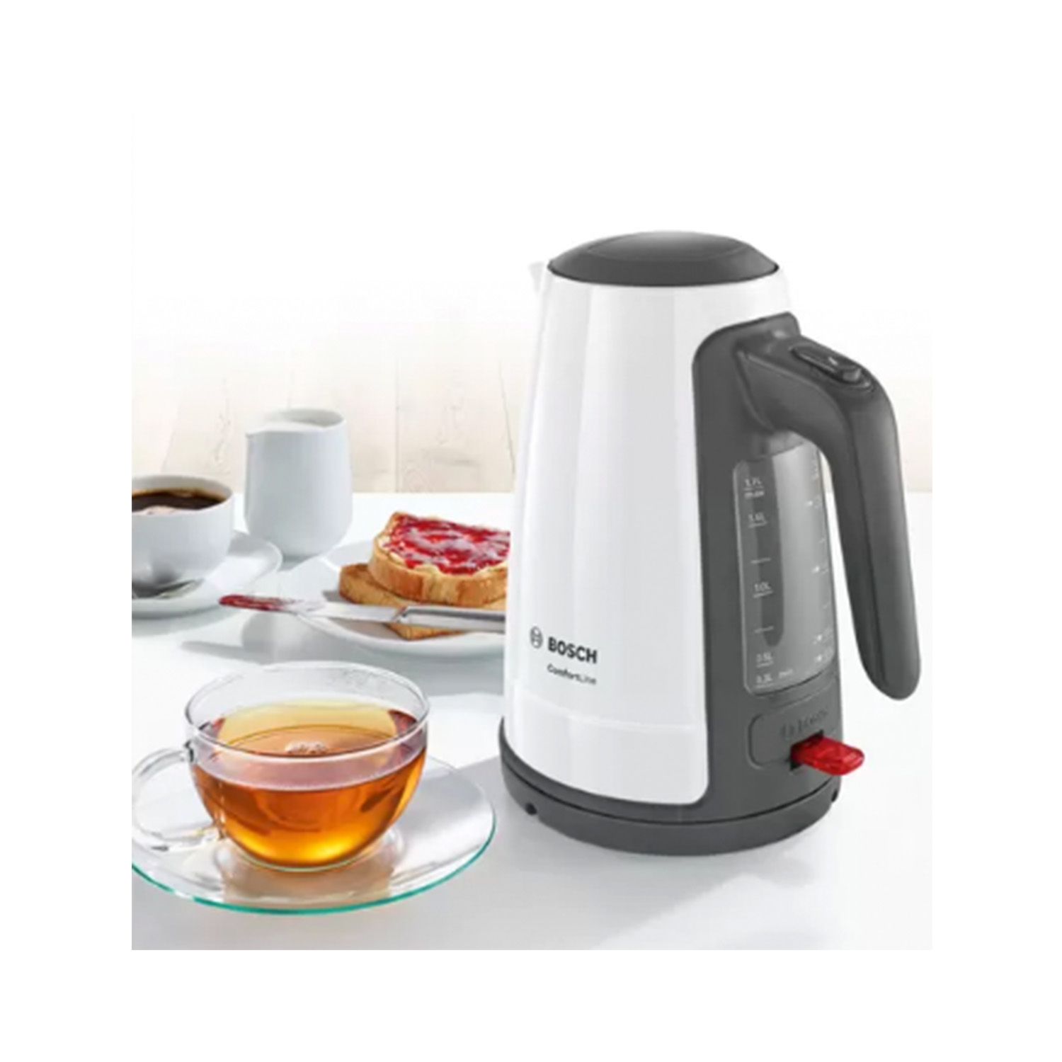 Bosch TWK6A031GB 1.7L Jug Kettle - White thumbnail image