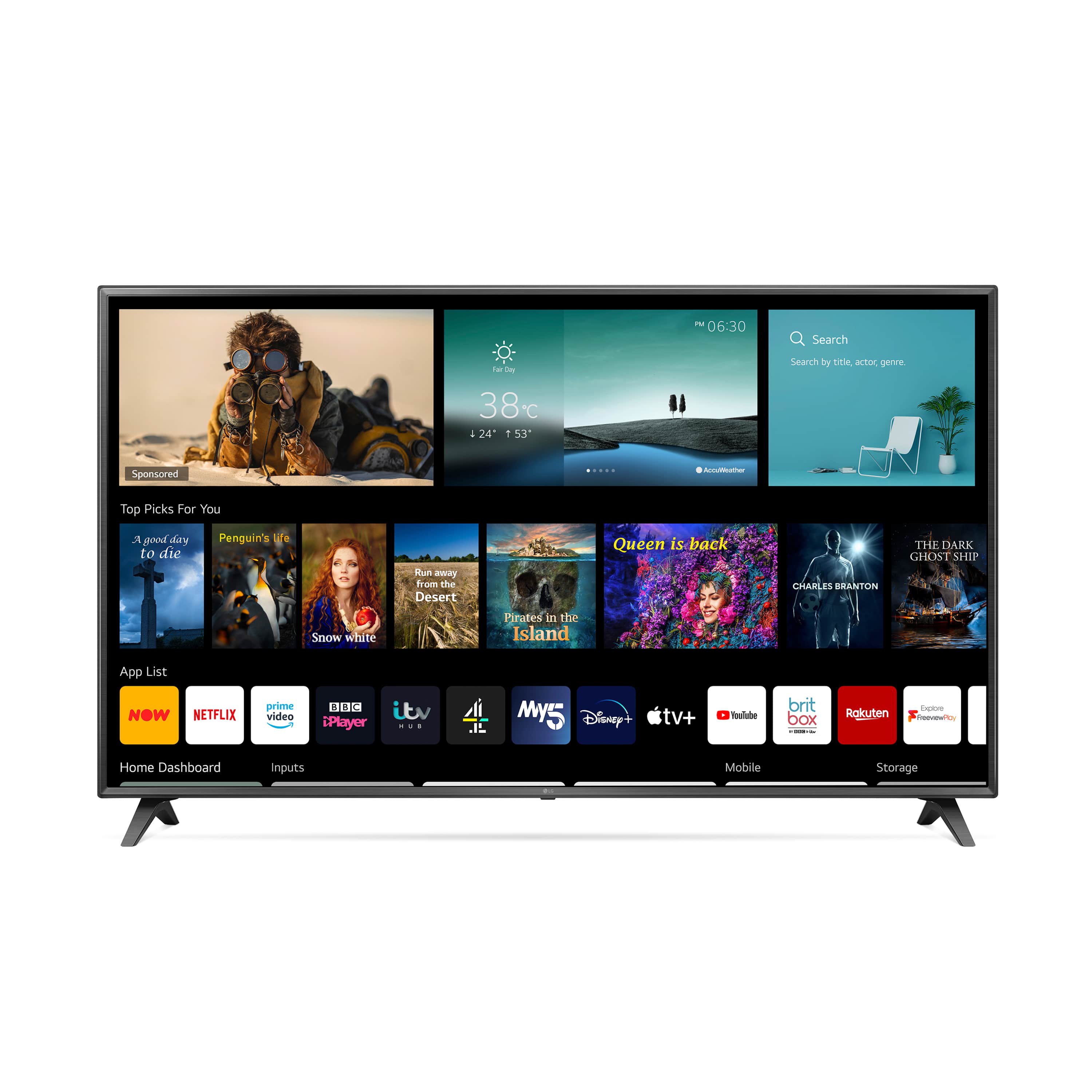 LG 43UP75006LF 43" 4K Ultra HD LED Smart TV with Ultra Surround Sound thumbnail image