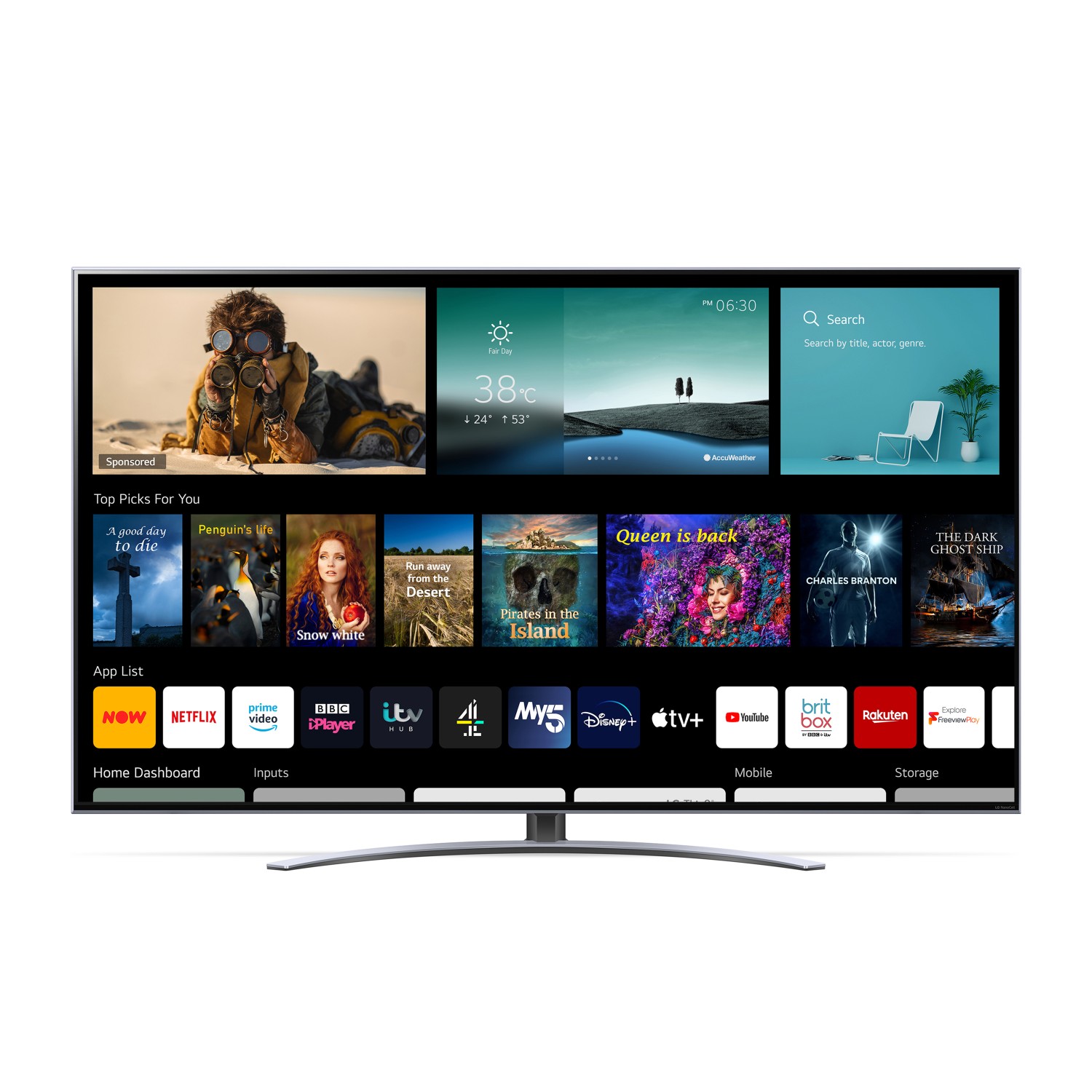 LG 65NANO886PB 65" 4K Ultra HD HDR NanoCell LED Smart TV with Freeview Play Freesat HD & Voice Assistants thumbnail image