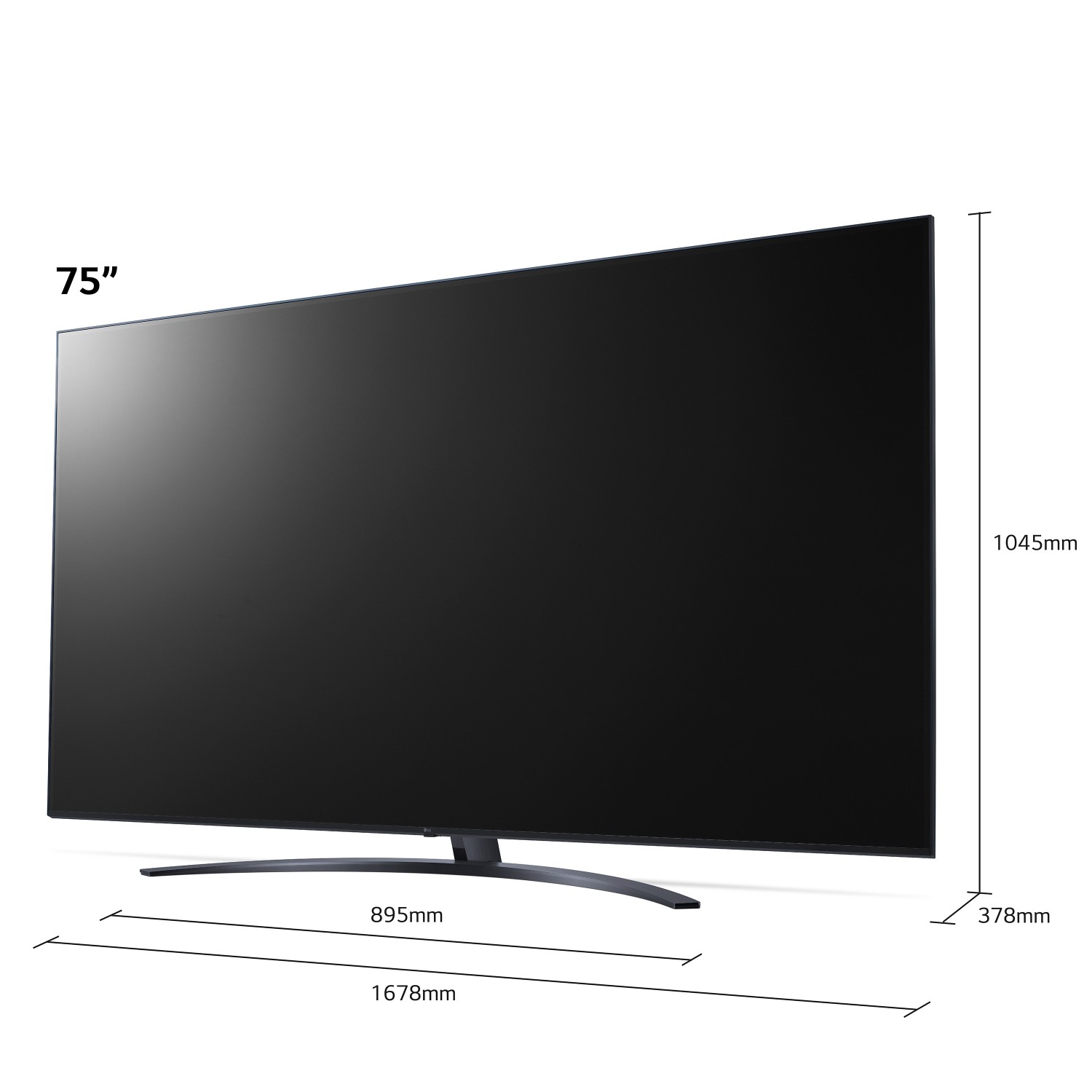 LG 75UP81006LA 75" 4K Ultra HD LED Smart TV with Freeview Play Freesat HD & Voice Assistants thumbnail image