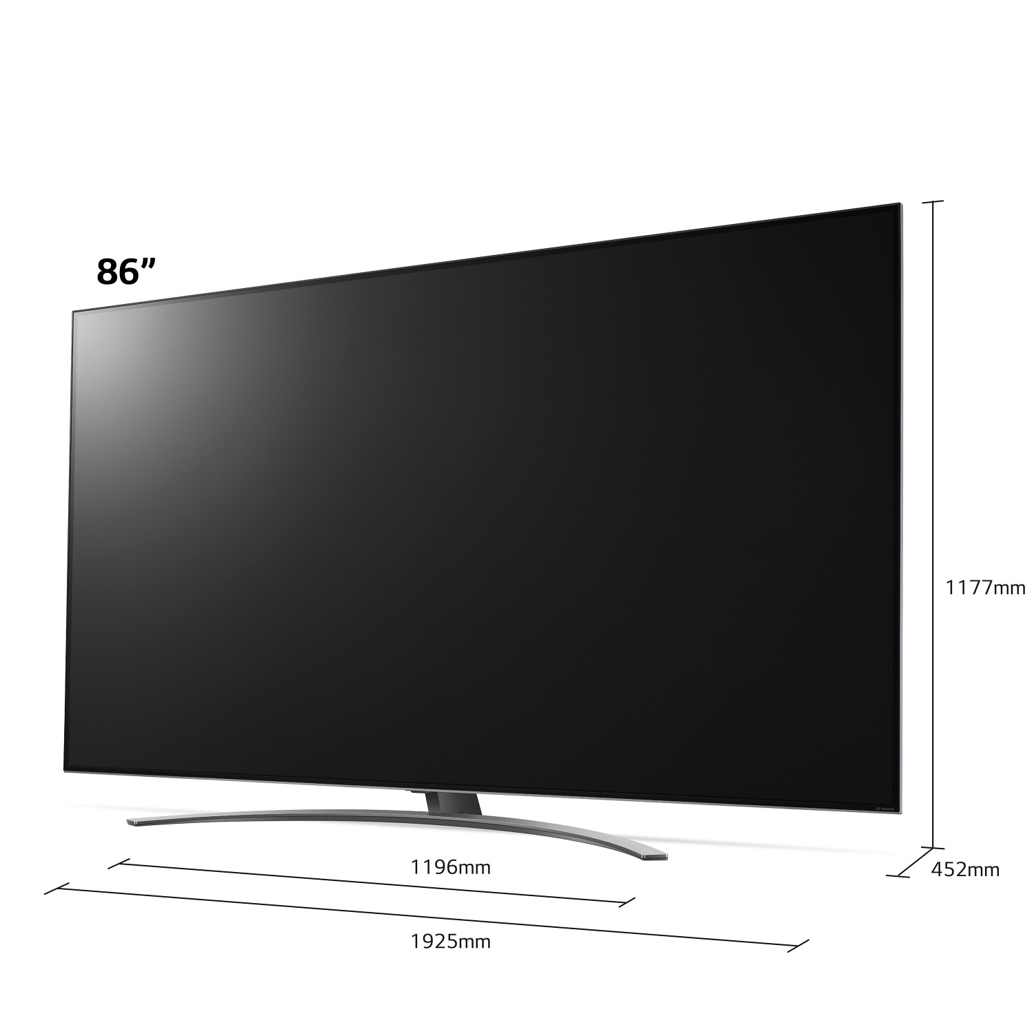 LG 86NANO866PA 86" 4K UHD HDR NanoCell LED Smart TV with Freeview Play thumbnail image
