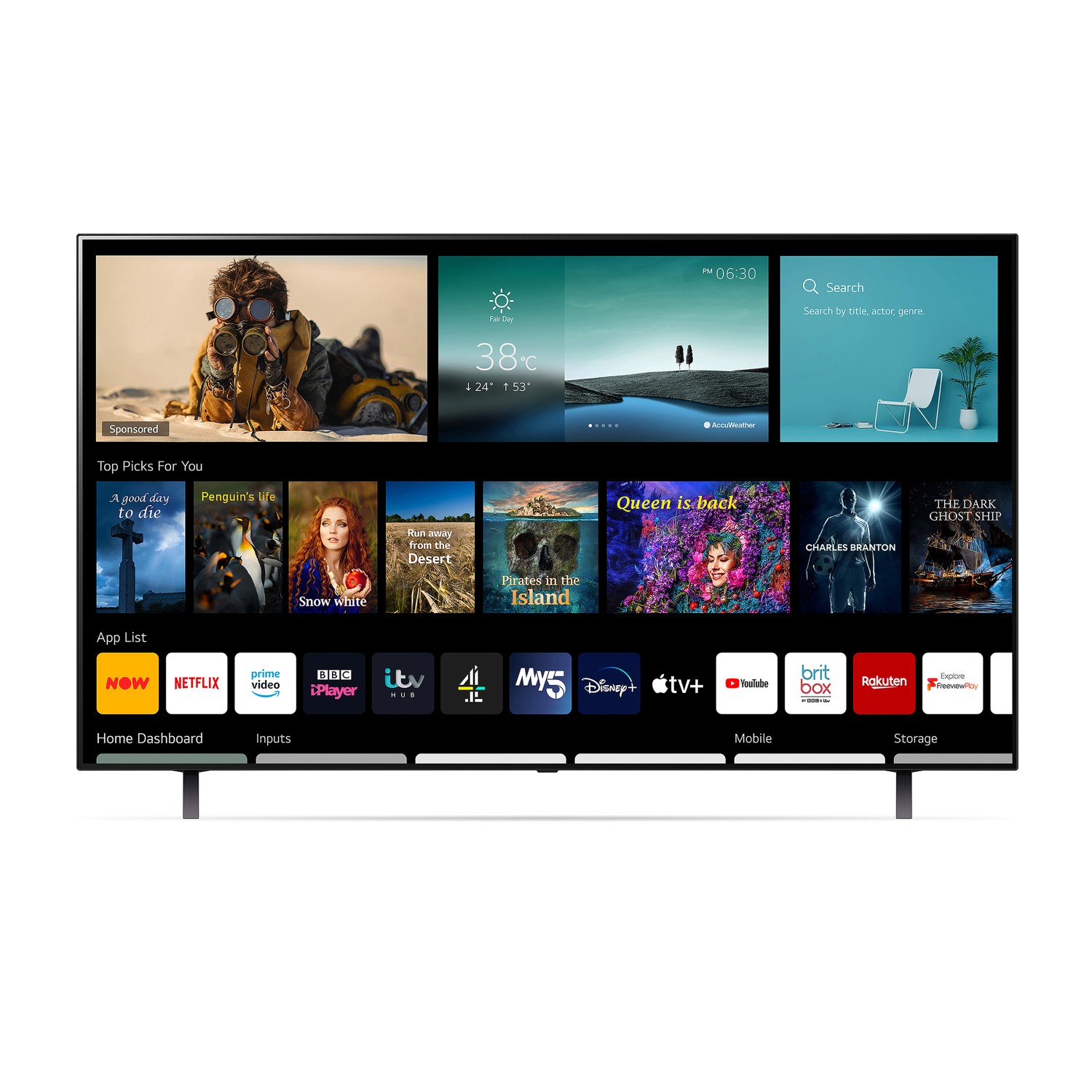 LG OLED48A16LA 48" 4K UHD OLED Smart TV with Self- lit Pixel Technology thumbnail image