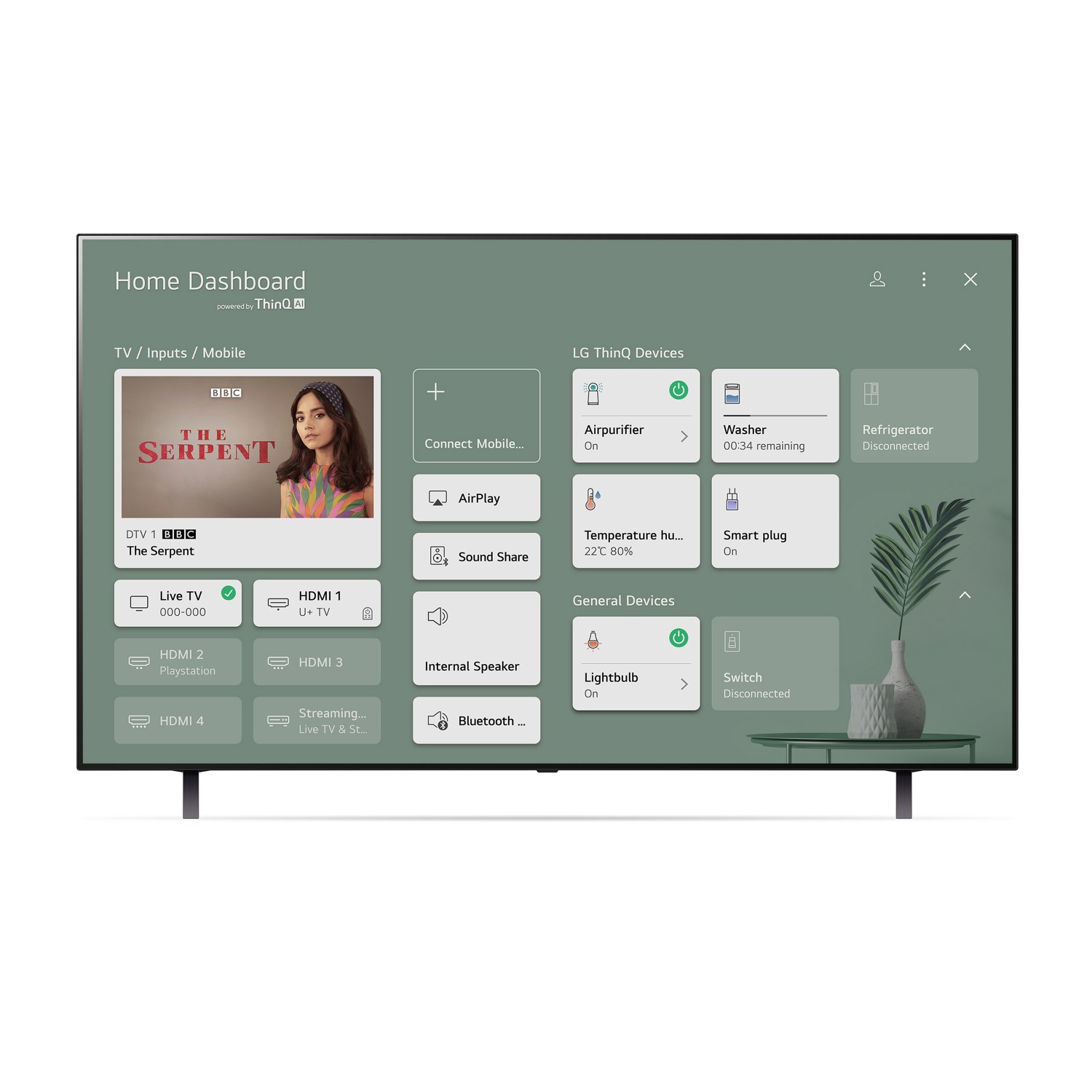 LG OLED48A16LA 48" 4K UHD OLED Smart TV with Self- lit Pixel Technology thumbnail image