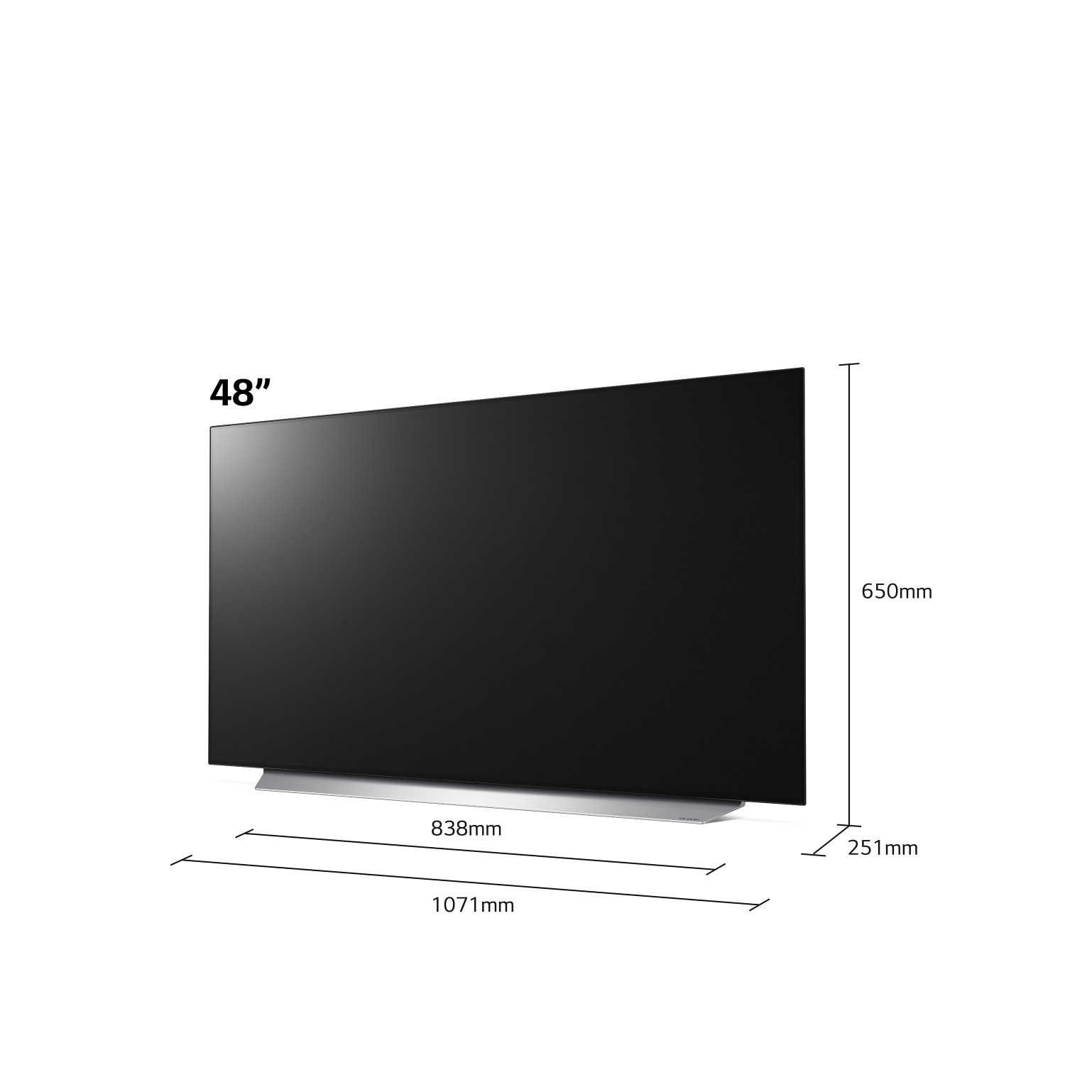 LG OLED48C16LA 48" 4K UHD OLED Smart TV with Self- lit Pixel Technology thumbnail image