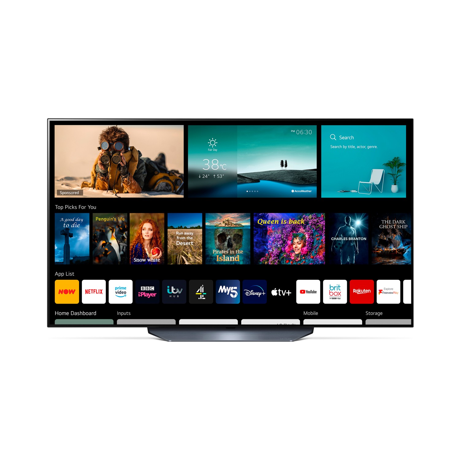 LG OLED55B16LA 55" 4K UHD OLED Smart TV with Self-lit Pixel Technology V thumbnail image