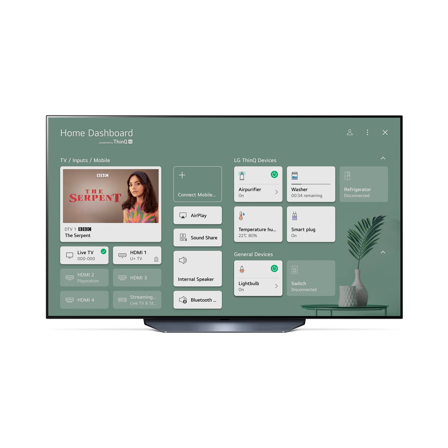 LG OLED55B16LA 55" 4K UHD OLED Smart TV with Self-lit Pixel Technology V thumbnail image