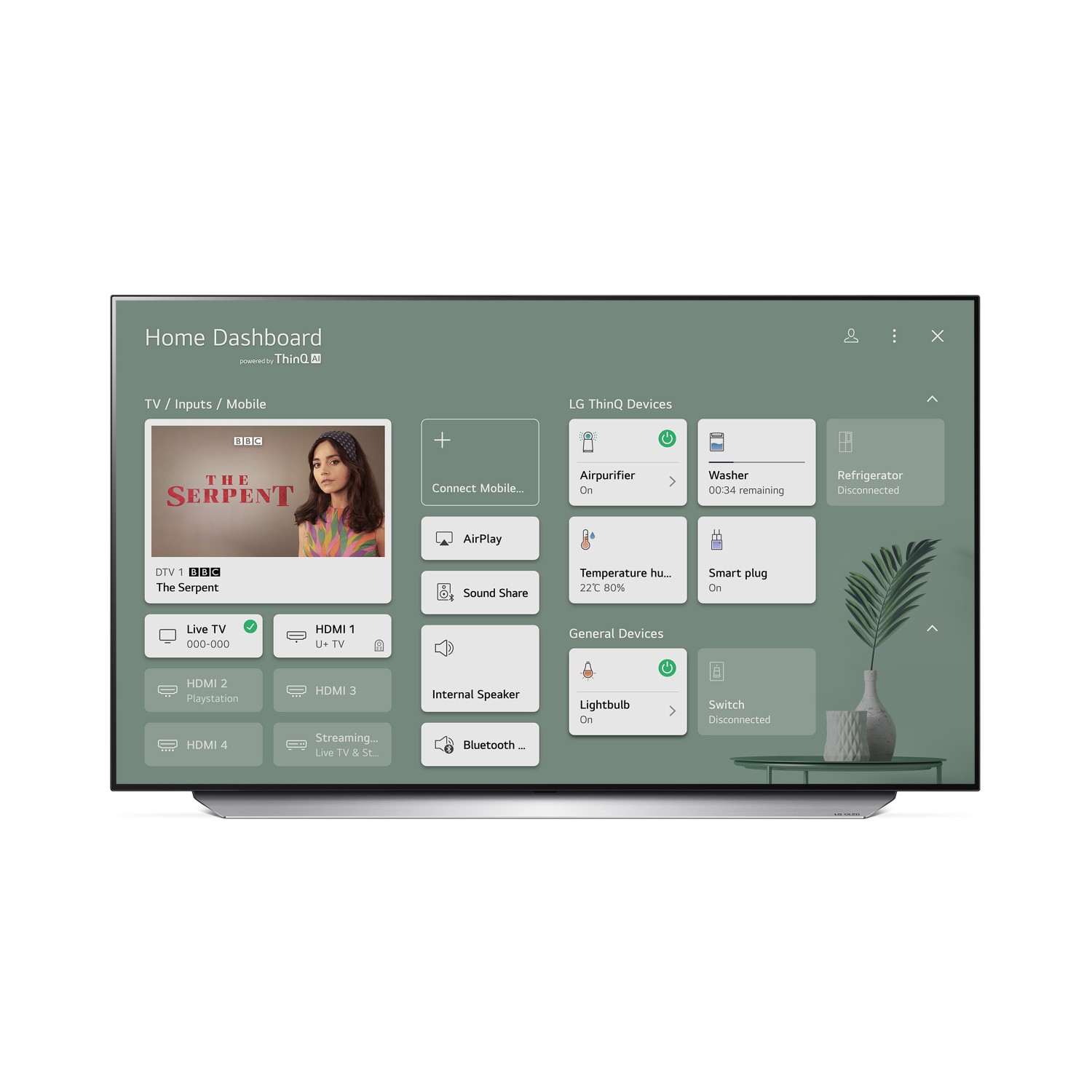 LG OLED55C16LA 55" 4K UHD OLED Smart TV with Self- lit Pixel Technology thumbnail image