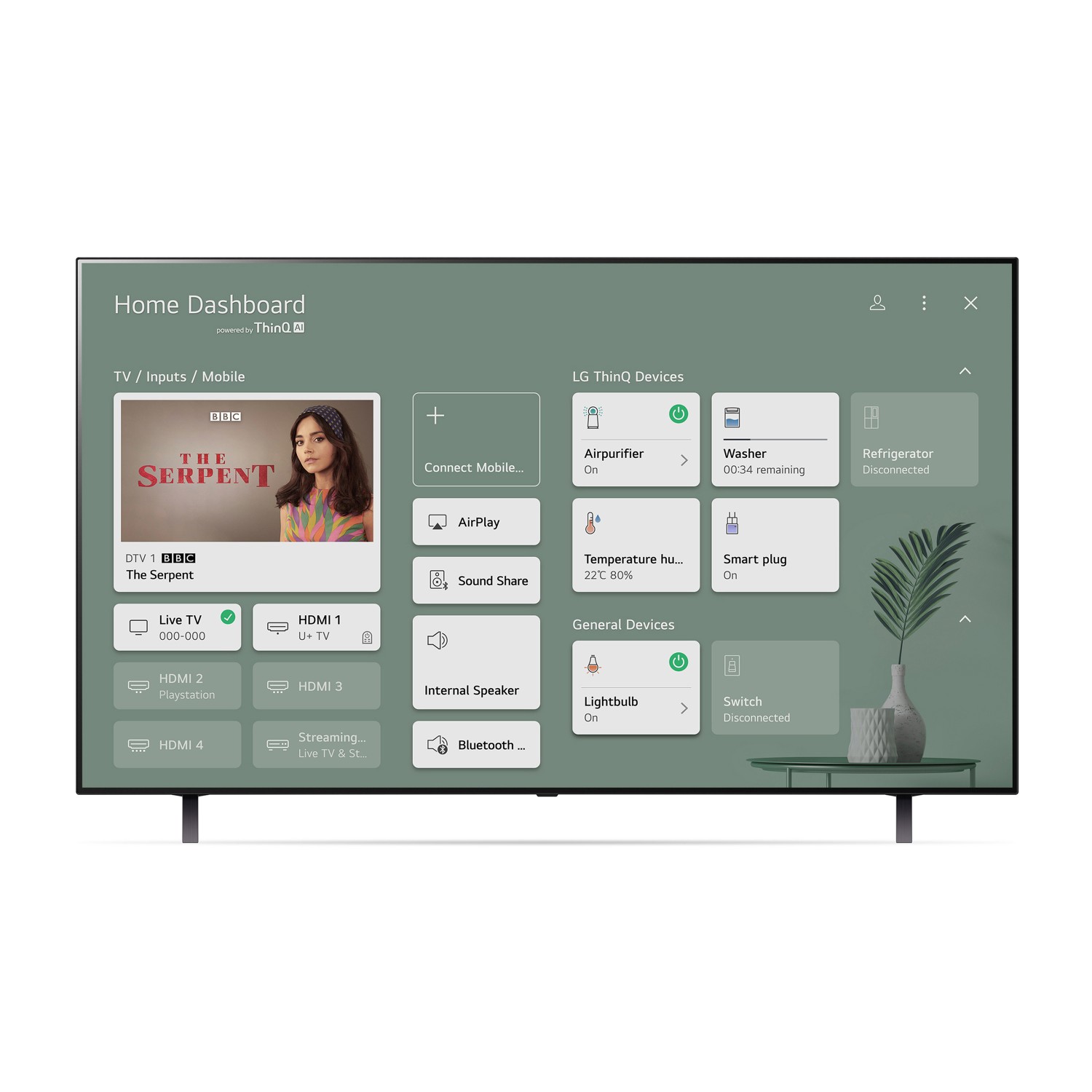LG OLED65A16LA 65" 4K UHD OLED Smart TV with Self-lit Pixel Technology thumbnail image