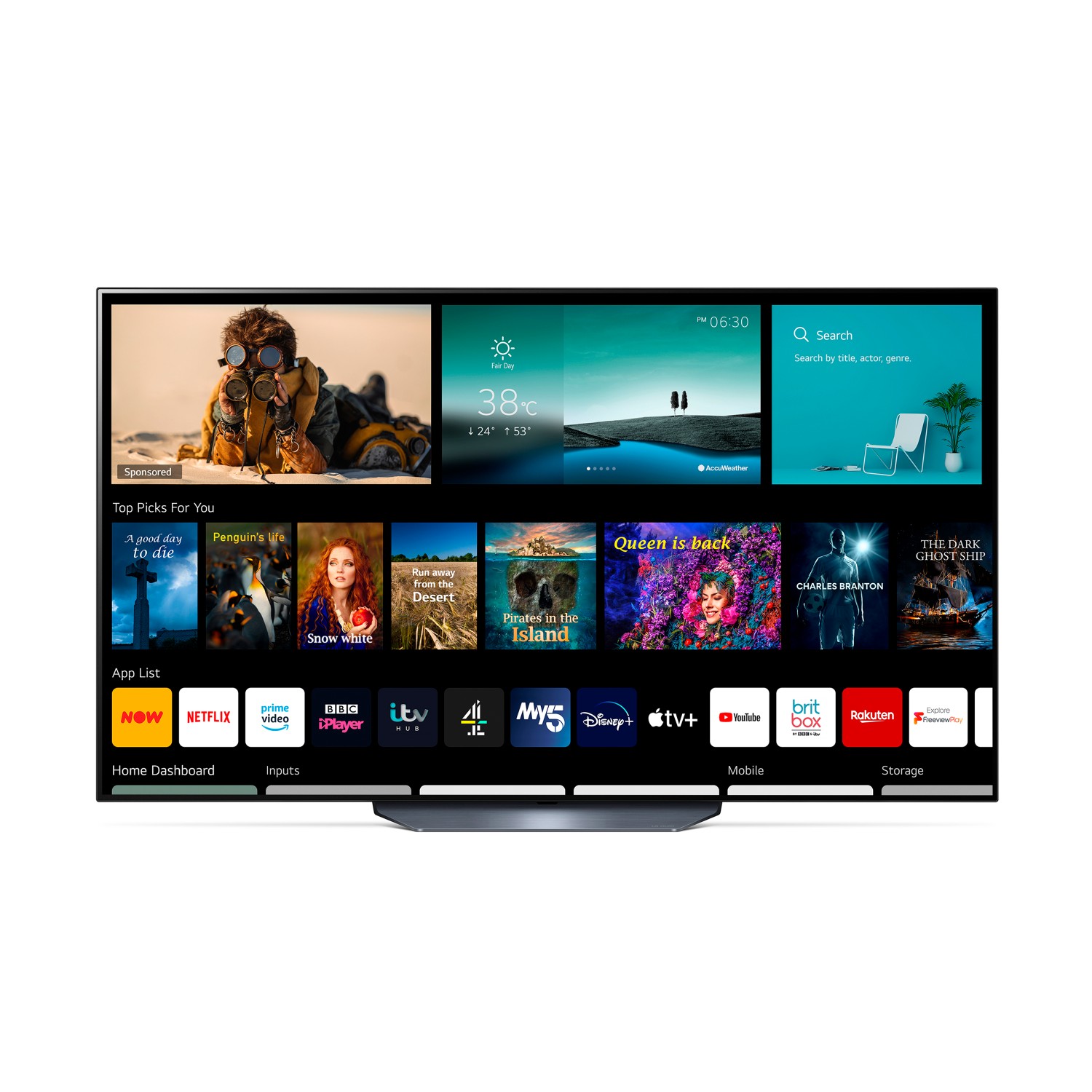 LG OLED65B16LA 65" 4K UHD OLED Smart TV with Self- lit Pixel Technology thumbnail image