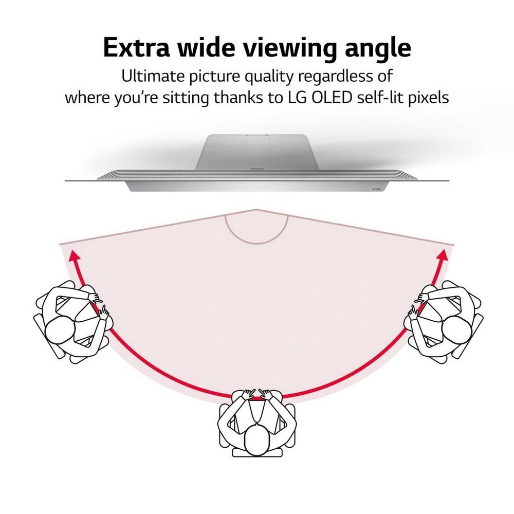 LG OLED65C16LA 65" 4K UHD OLED Smart TV with Self- lit Pixel Technology thumbnail image
