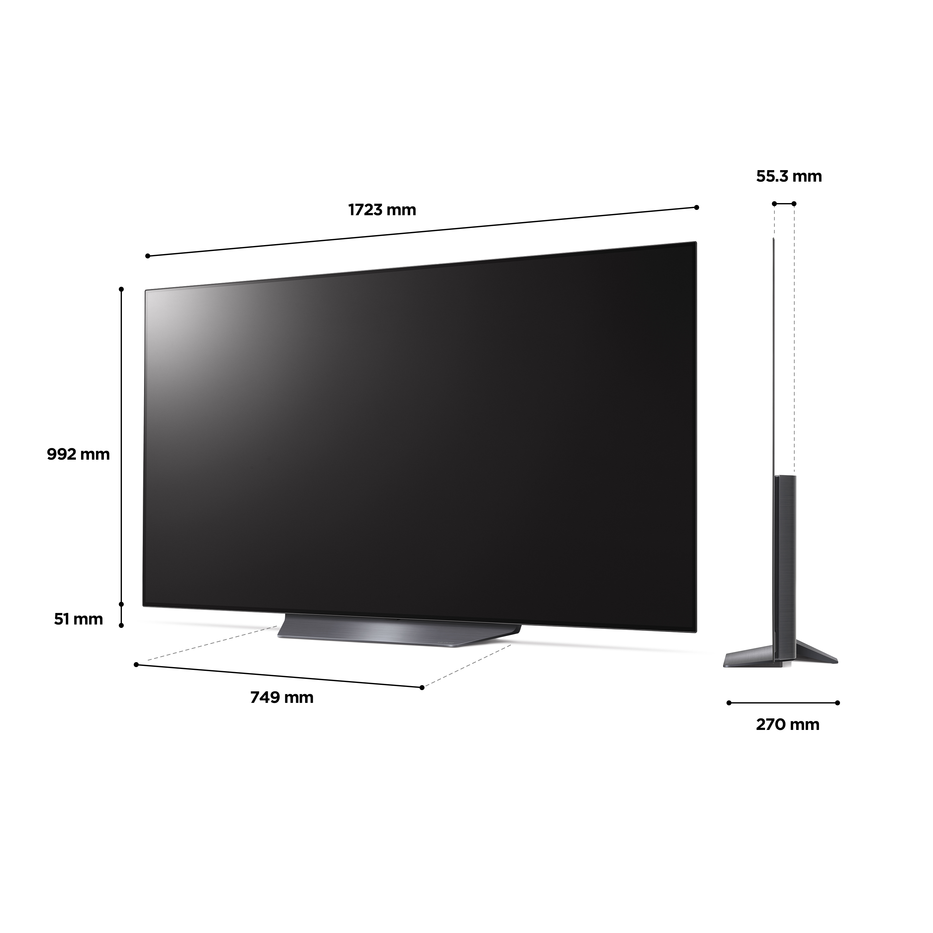 LG OLED77B26LA_AEK 77" 4K OLED Smart TV with Voice Assistants thumbnail image