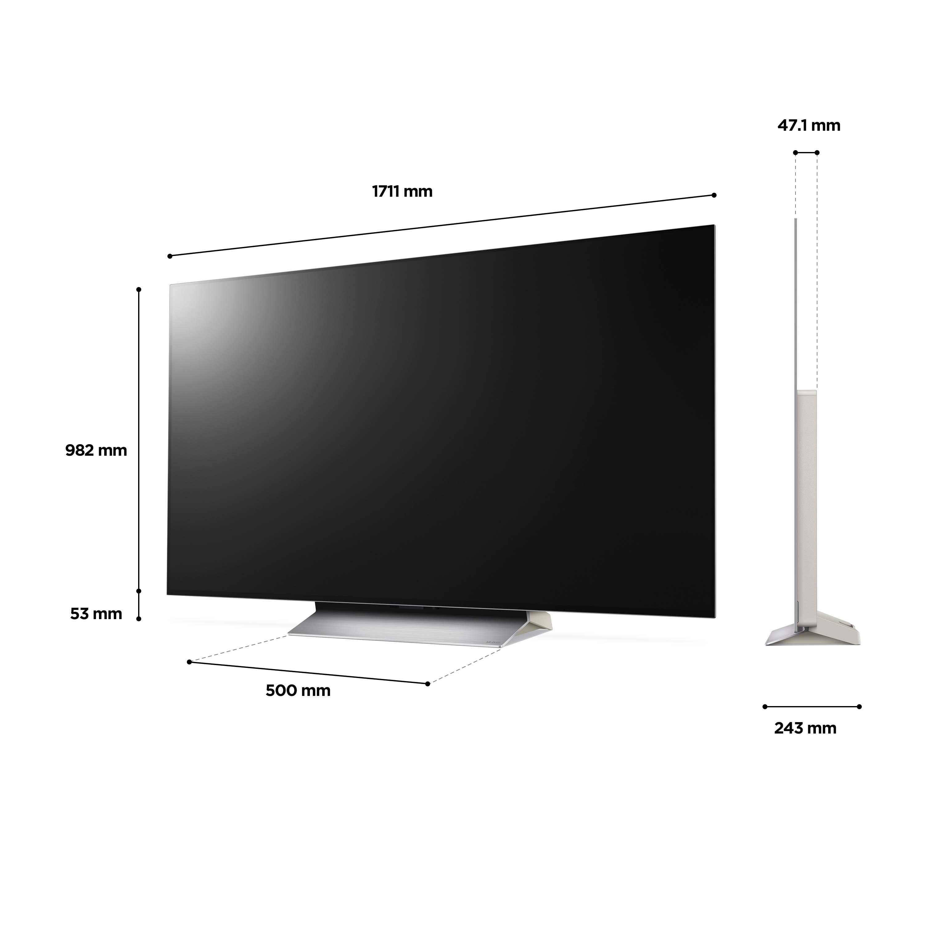 LG OLED77C26LD_AEK 77" 4K OLED Smart TV with Voice Assistants thumbnail image
