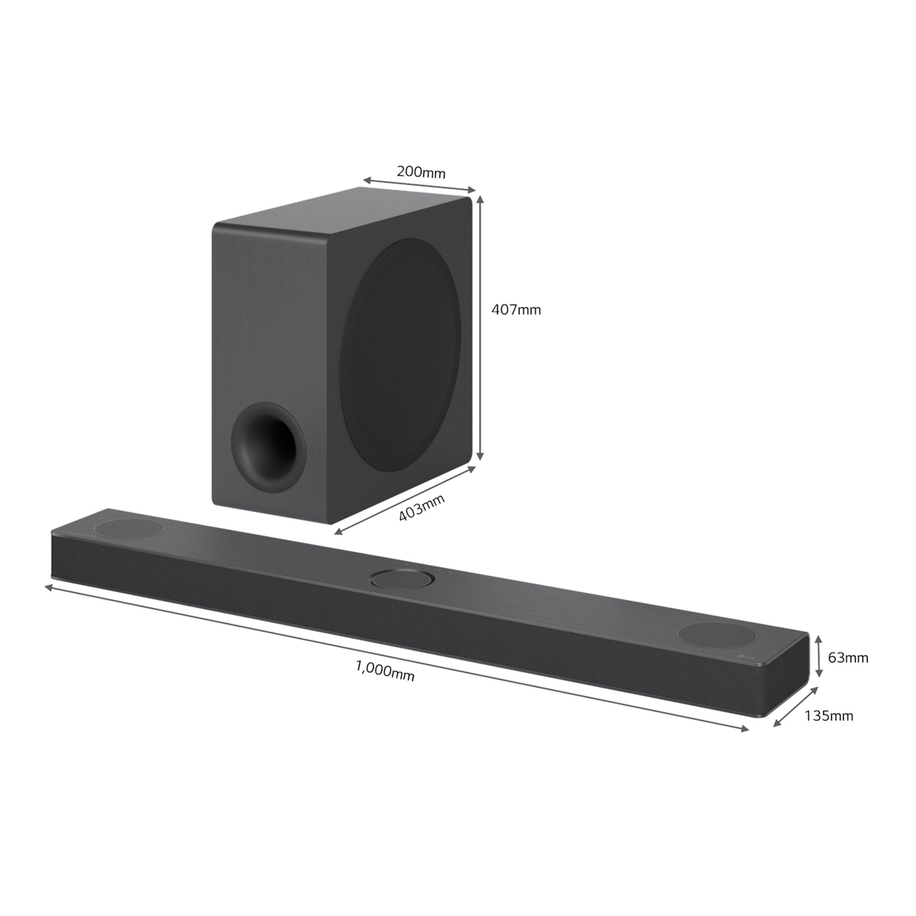 LG S80QY_DGBRLLK 3.1.3ch Soundbar - Black thumbnail image