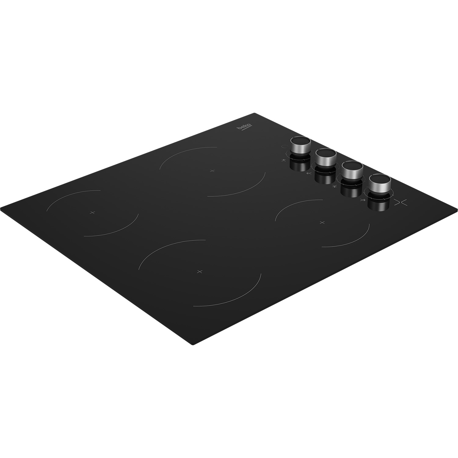 Beko CIHYV21B Ceramic Hob | Compact 2-Zone Black Glass Cooker Hob thumbnail image