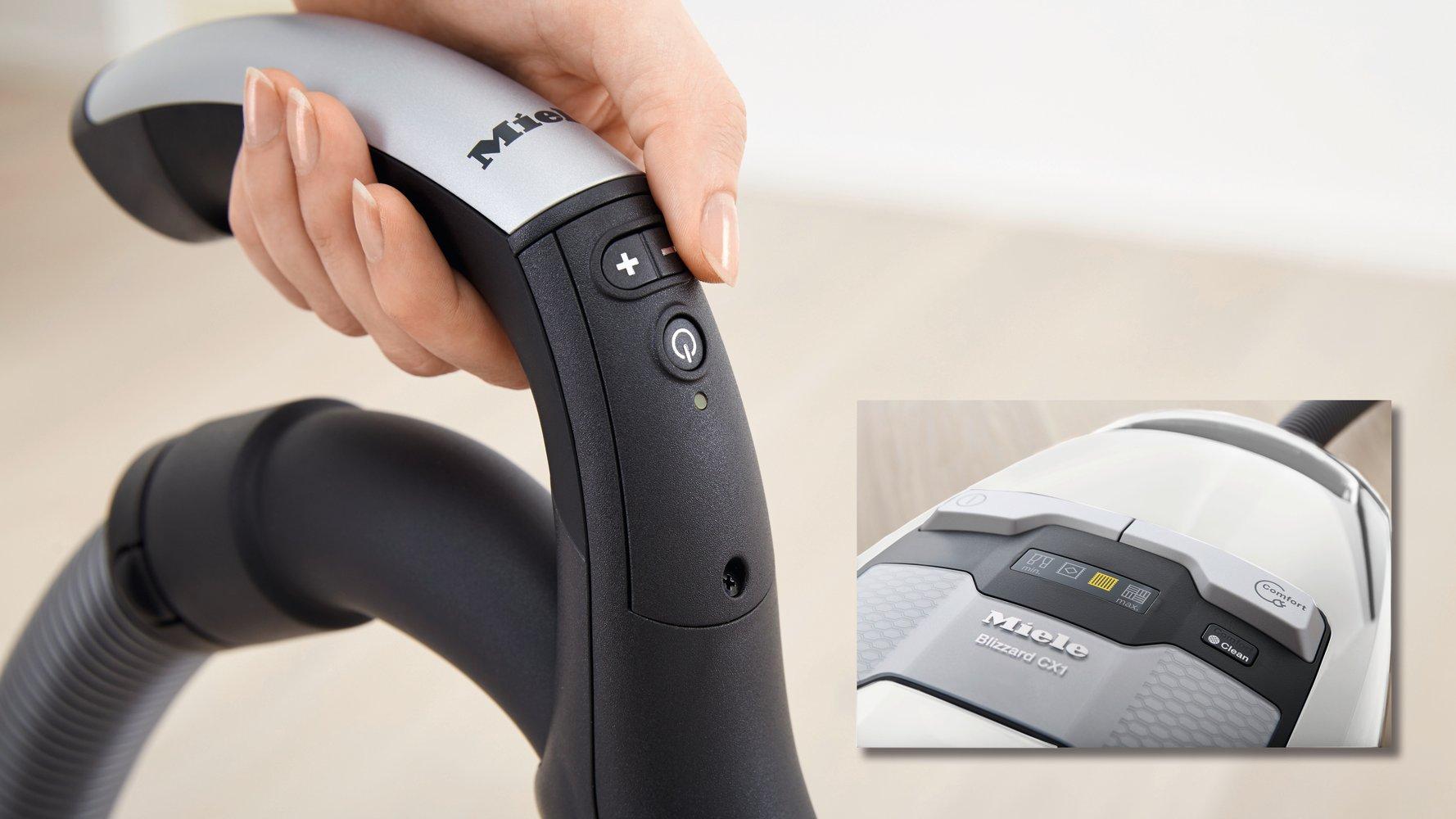 Miele CX1COMFORT Blizzard Comfort Cylinder Vacuum Cleaner - White thumbnail image