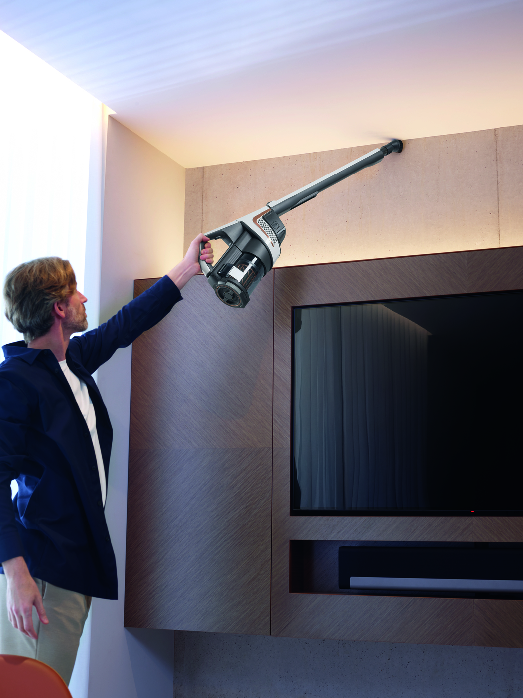 Miele HX2POWERLINE Cordless Stick Vacuum Cleaner - 60 Minutes Run Time - White thumbnail image