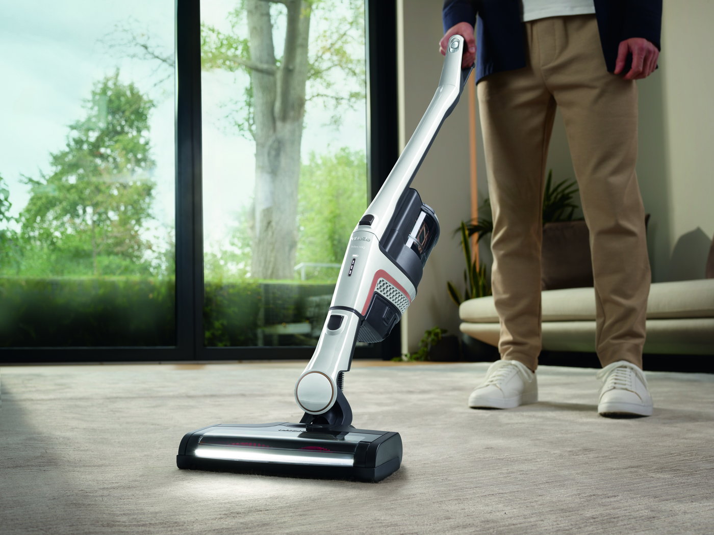 Miele HX2POWERLINE Cordless Stick Vacuum Cleaner - 60 Minutes Run Time - White thumbnail image