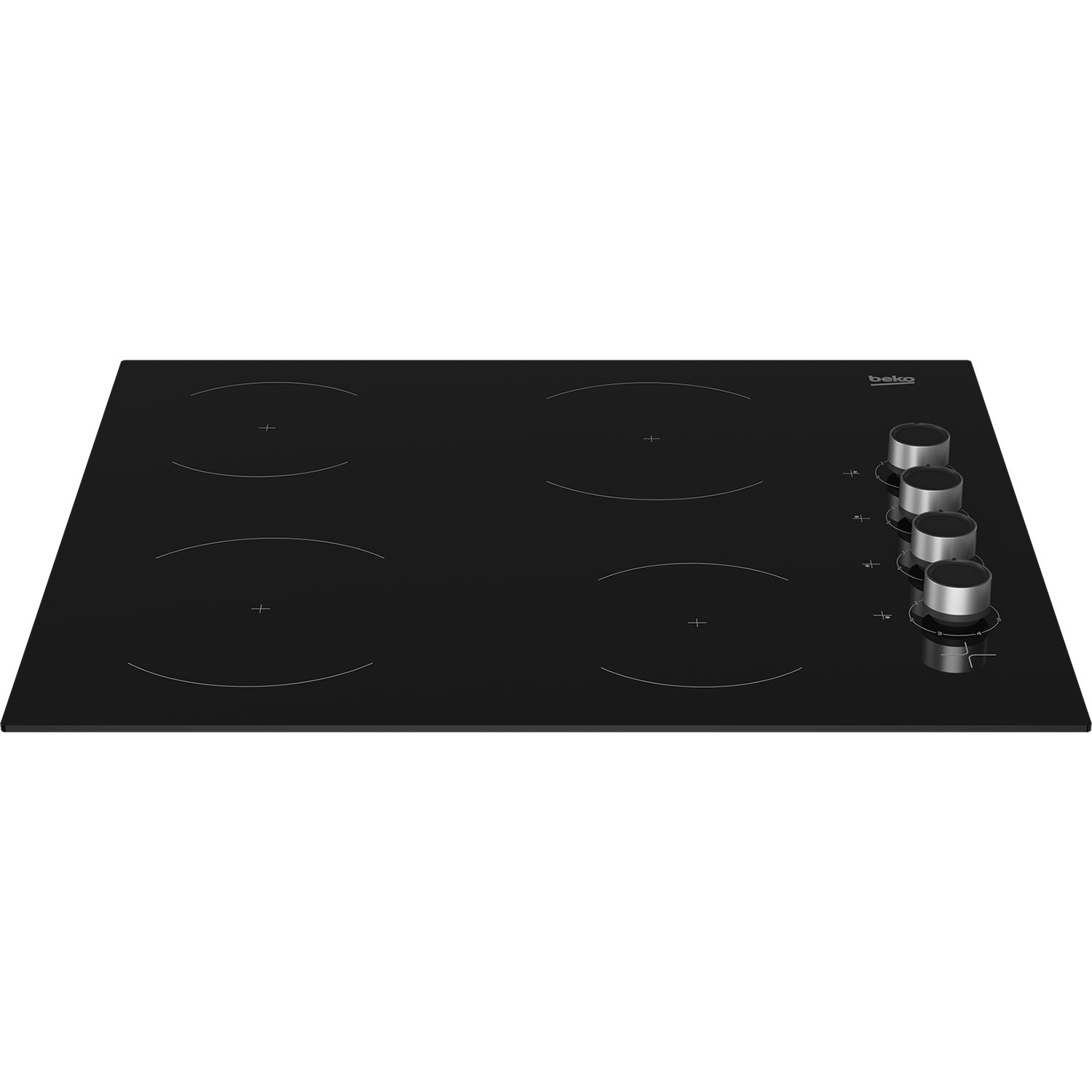 Beko CIHYV21B Ceramic Hob | Compact 2-Zone Black Glass Cooker Hob thumbnail image