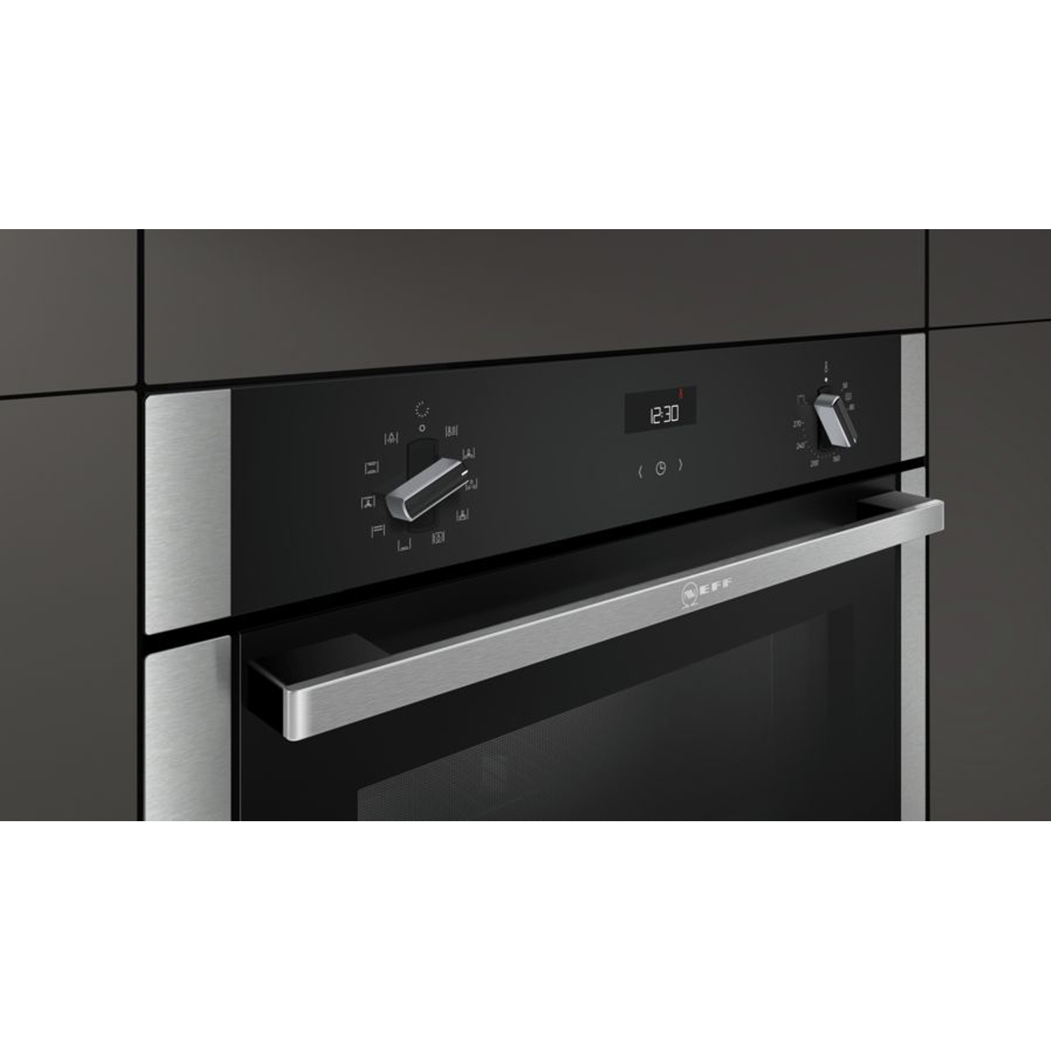 NEFF B3ACE4HN0B Slide & Hide 59.4cm Built In Electric Single Oven - Stainless Steel thumbnail image