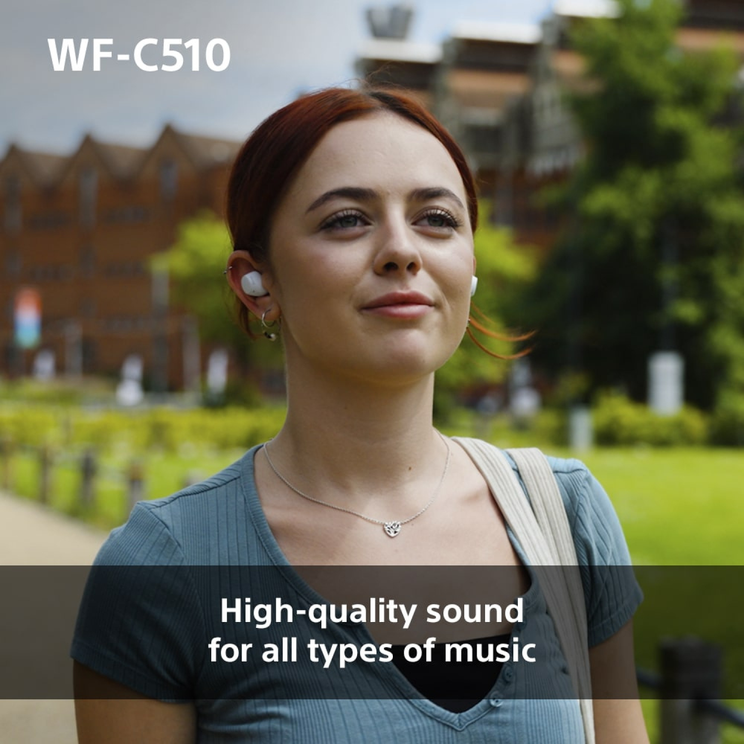 Sony WFC510B.CE7 Wireless In ear headphones - Black thumbnail image