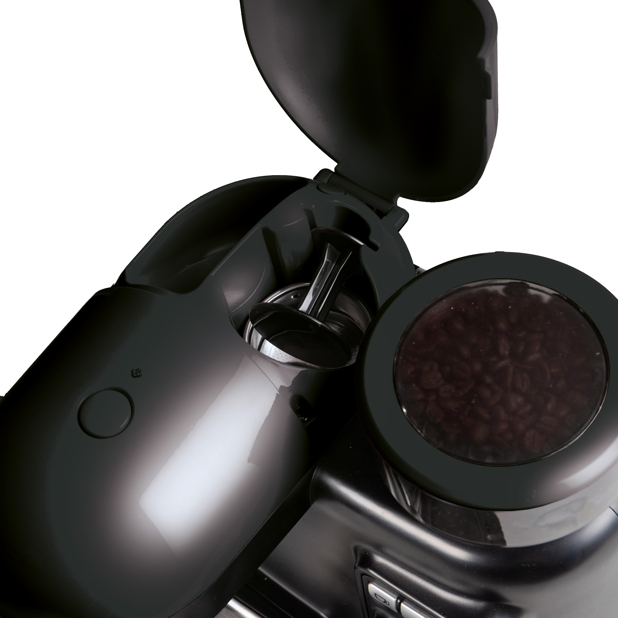 Ariete AR1319 Moderna Espresso Coffee Machine with Grinder - Black thumbnail image
