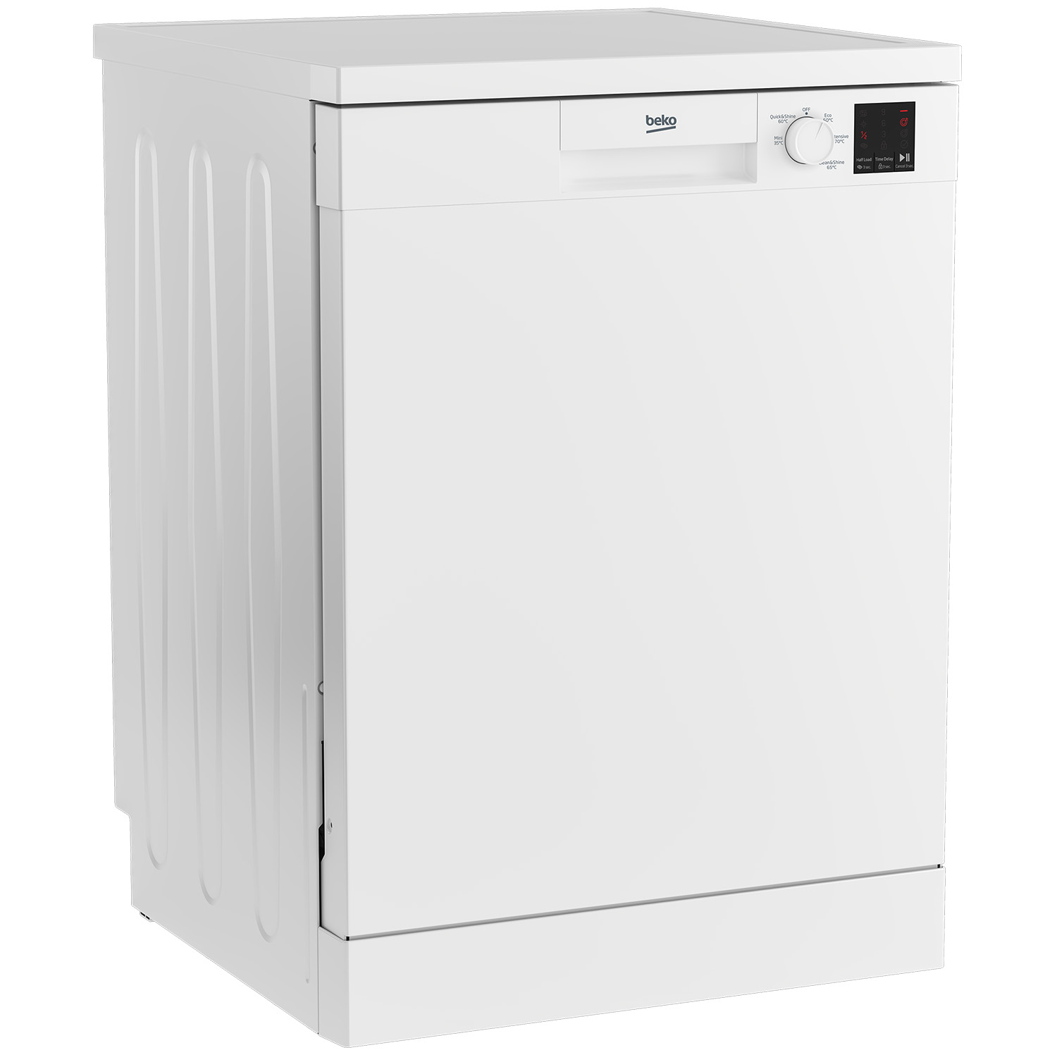 Beko DVN05C20W Full Size Freestanding Dishwasher - White thumbnail image