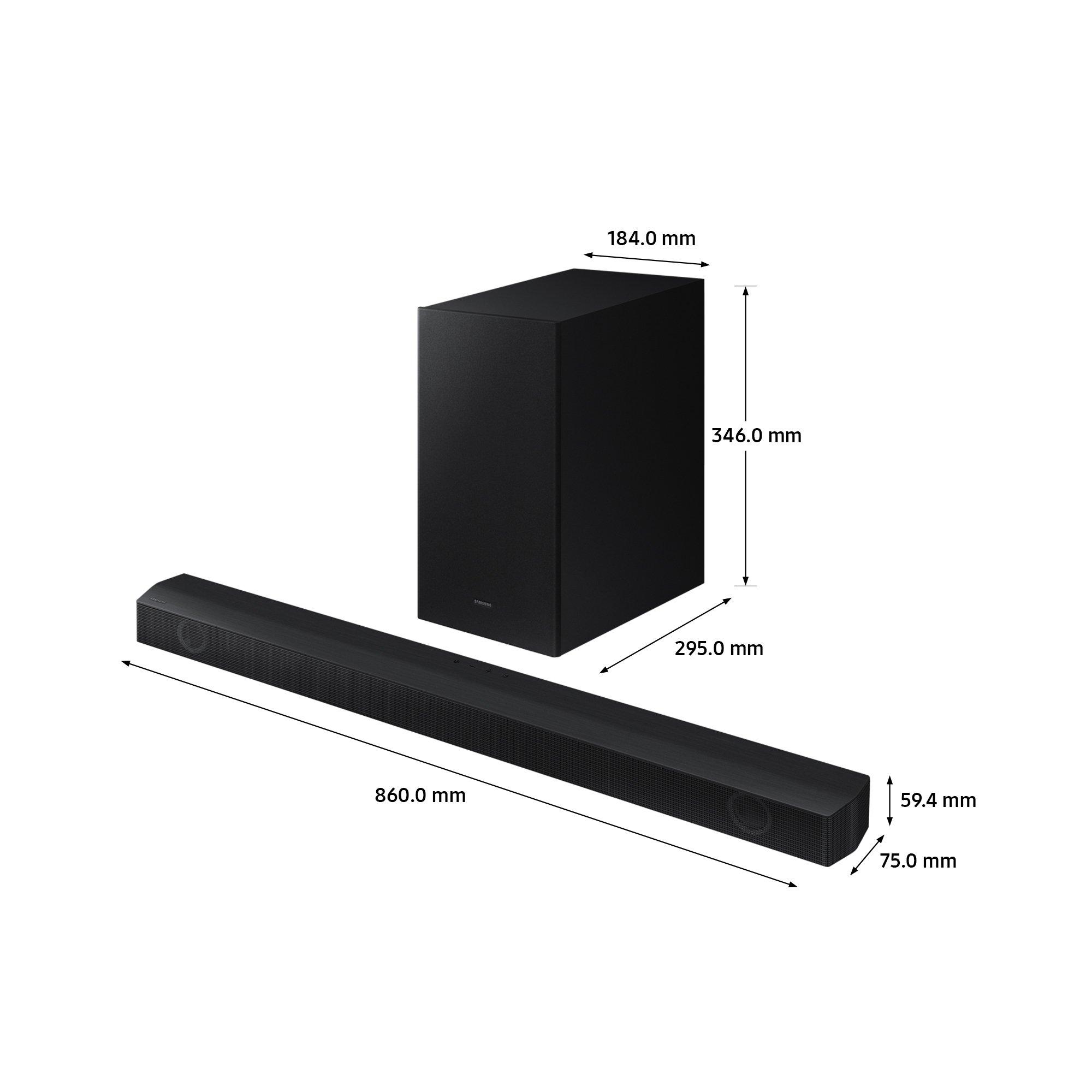 Samsung HW-B550XU 2.1ch Soundbar & Subwoofer - Black thumbnail image
